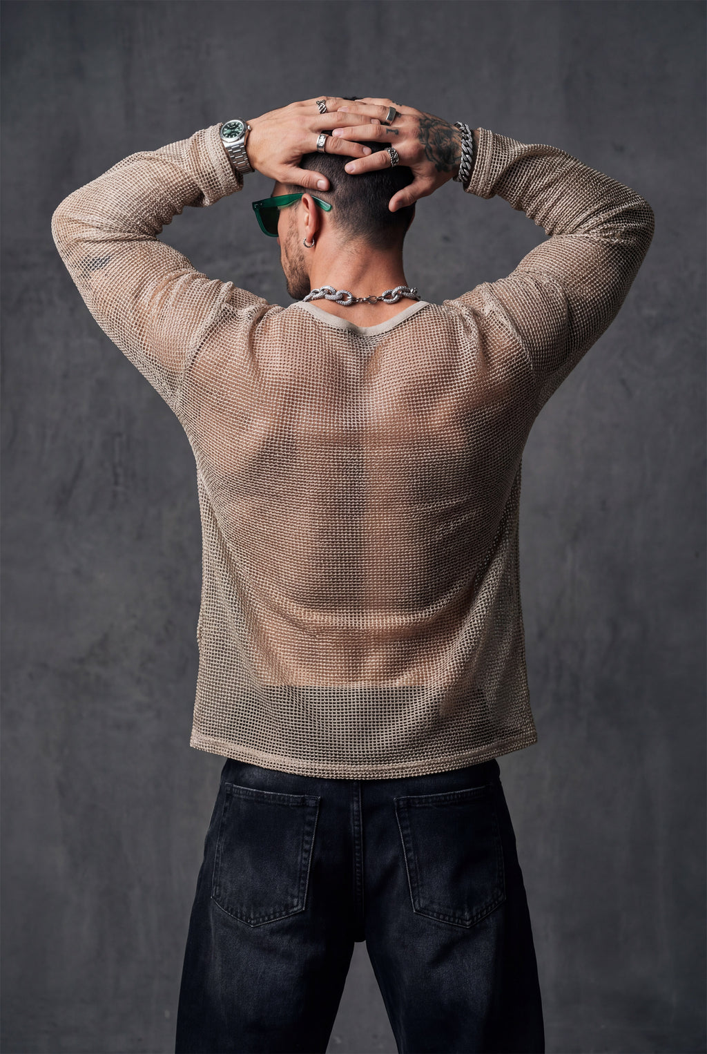 Piel Transparan File Oversize Unisex Sweat Shirt