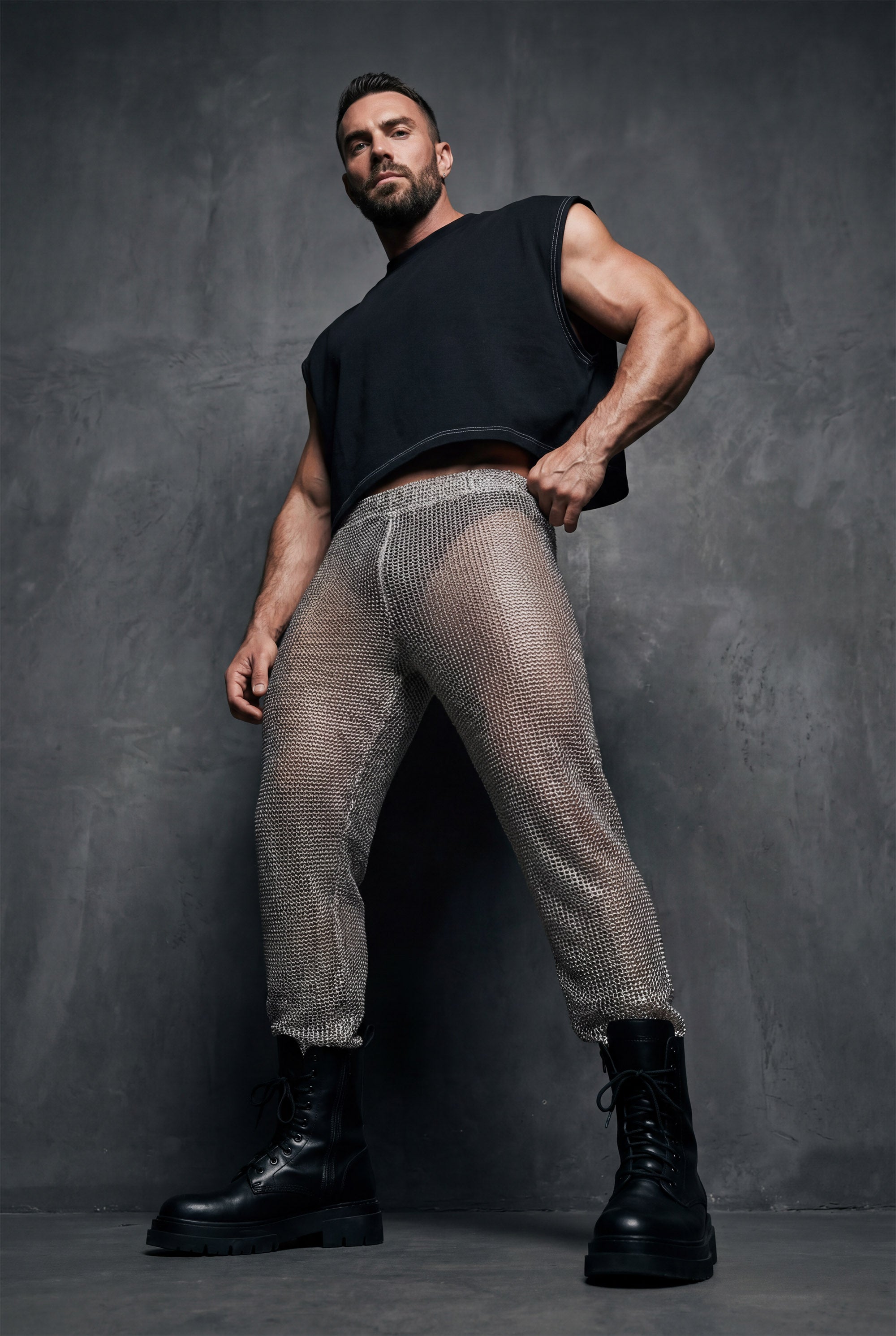 Piel Transparan Jogger Pantolon