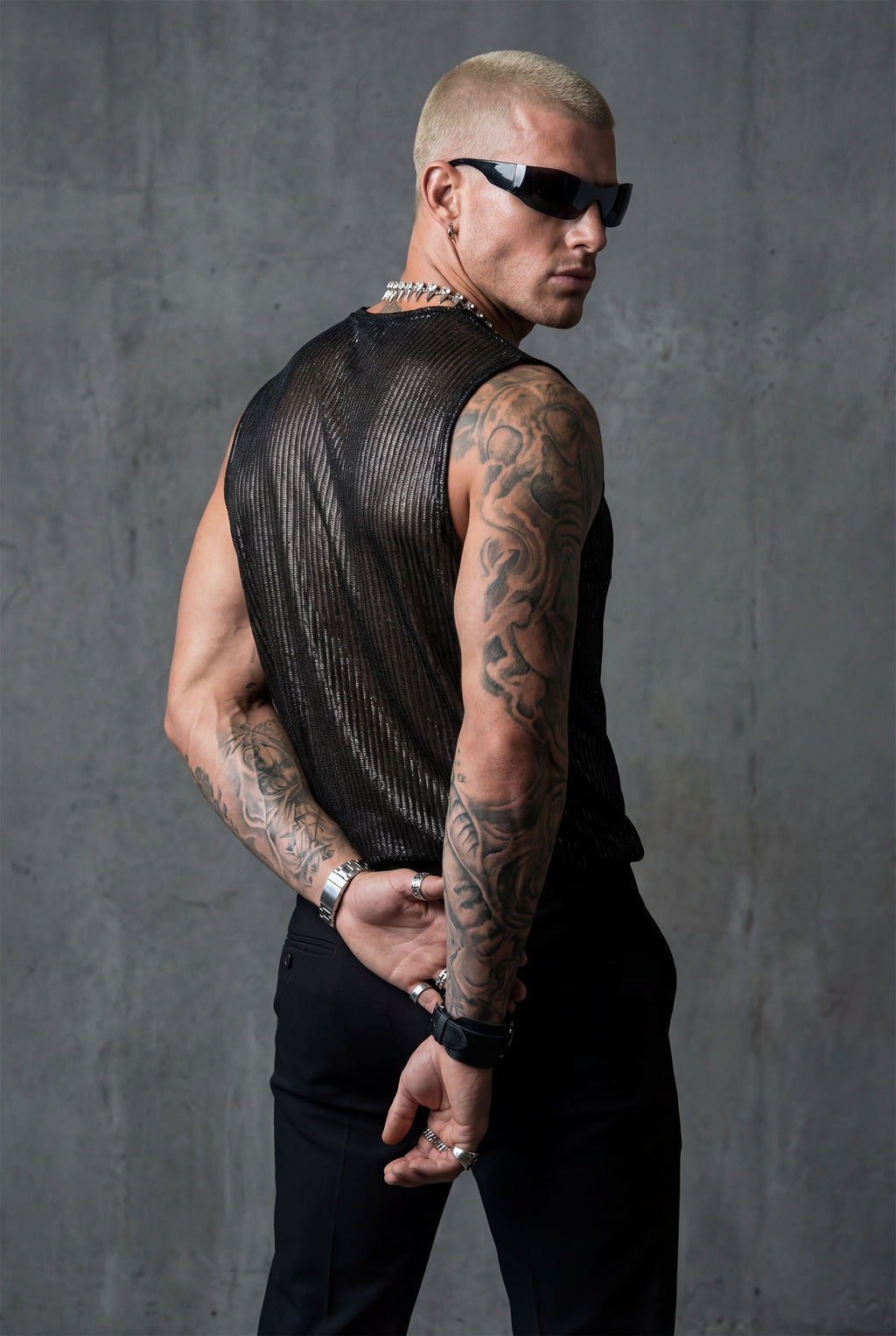 Piel Dark Web Kolsuz Saten Atlet