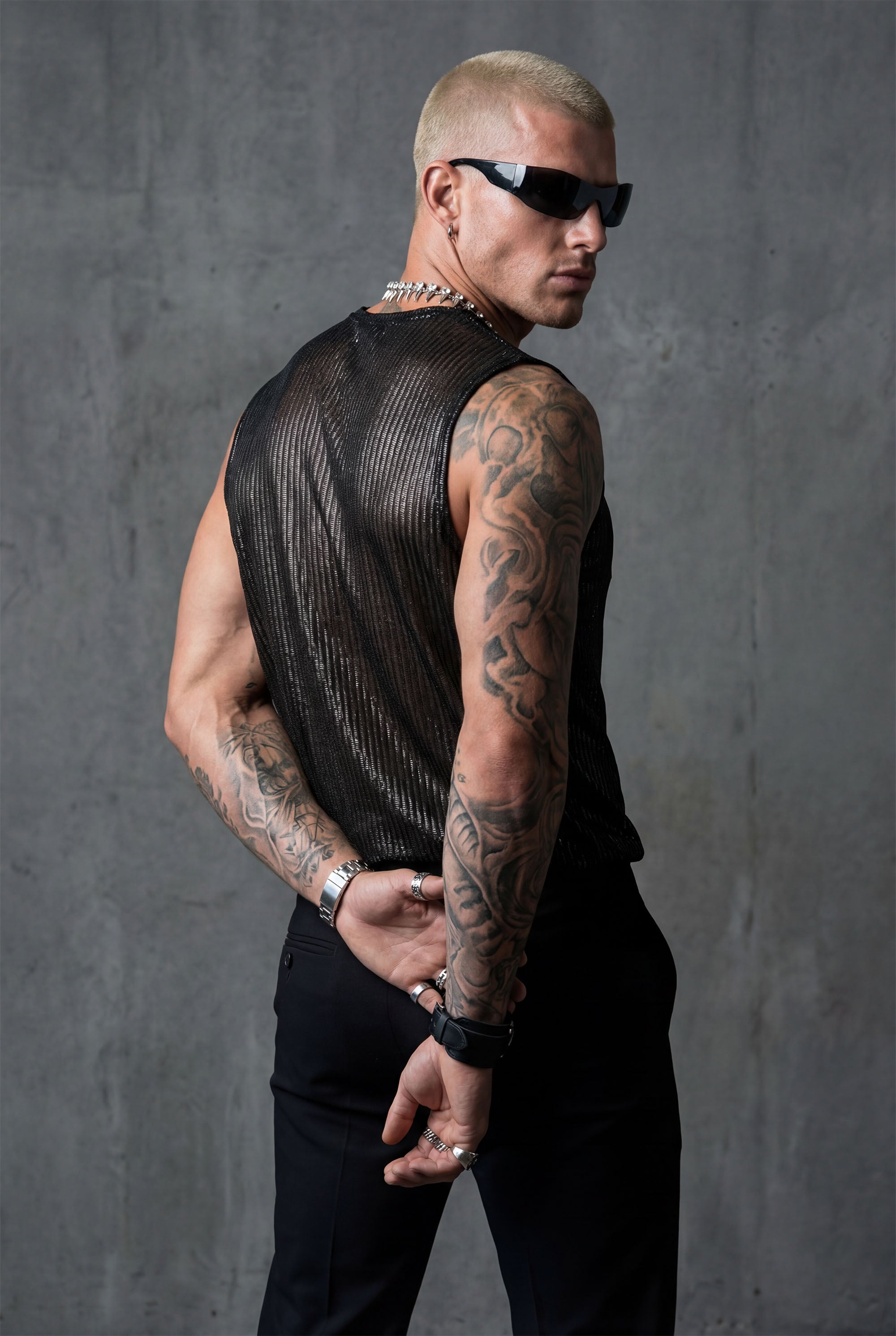 Piel Dark Web Kolsuz Saten Atlet