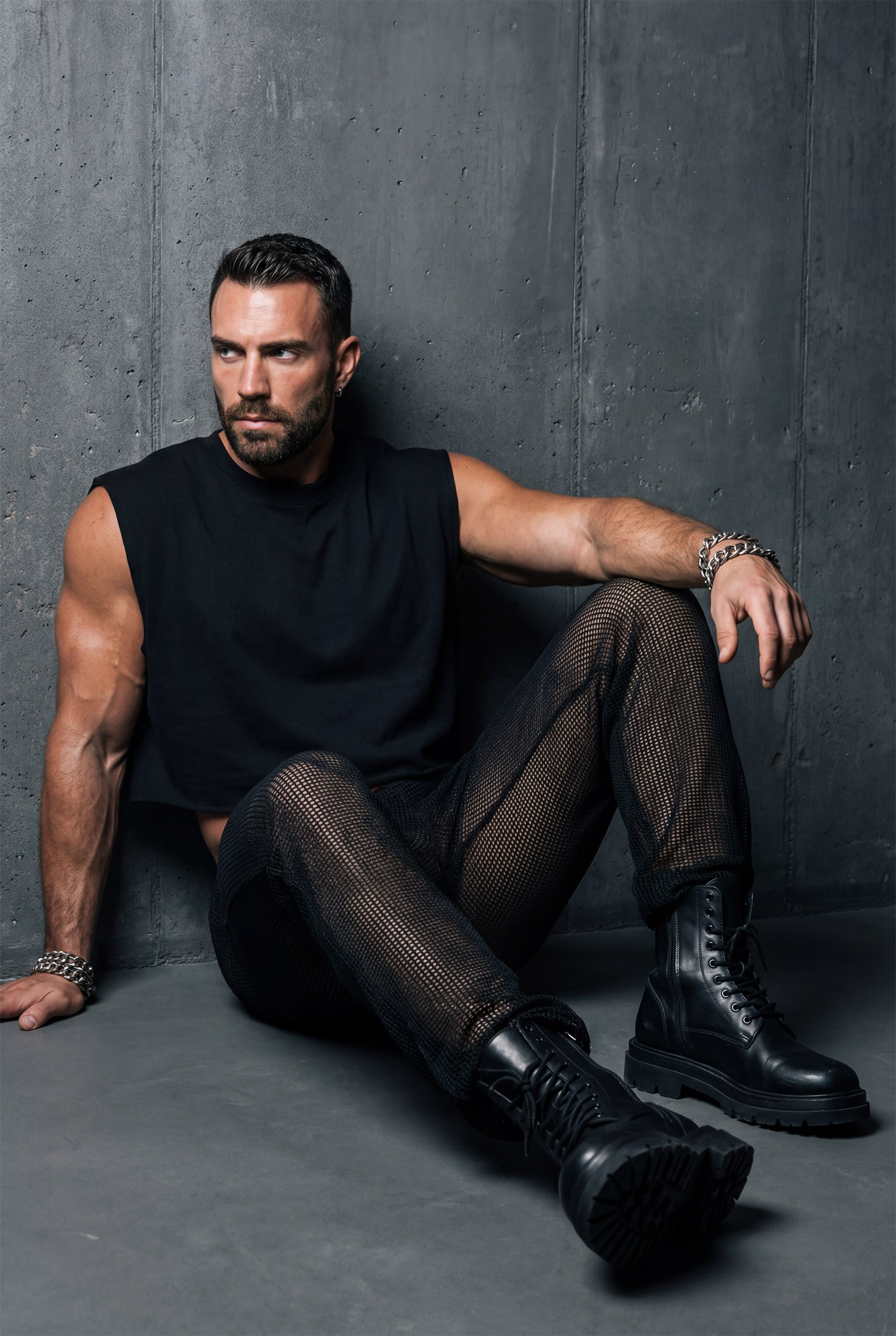 Piel Transparan Jogger Pantolon