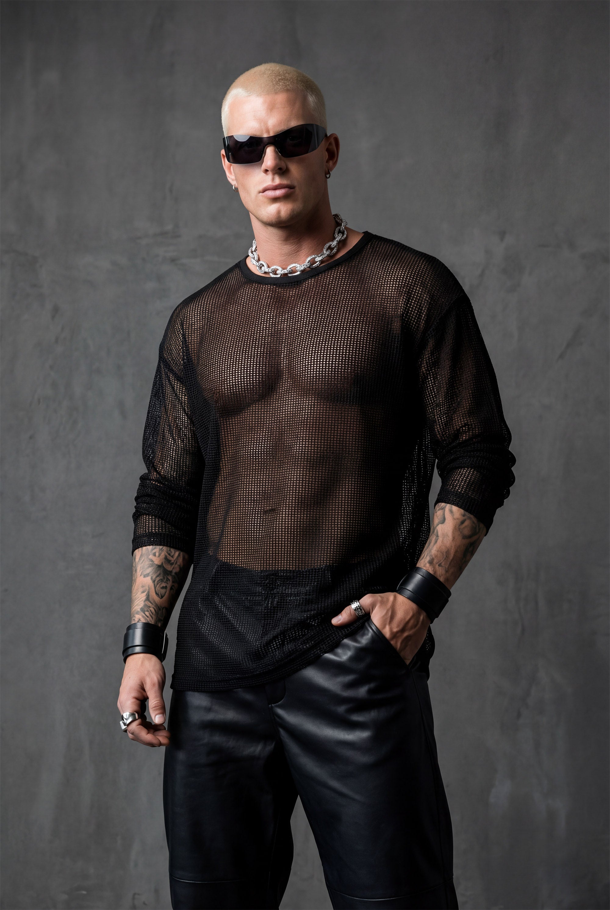 Piel Transparan File Oversize Unisex Sweat Shirt