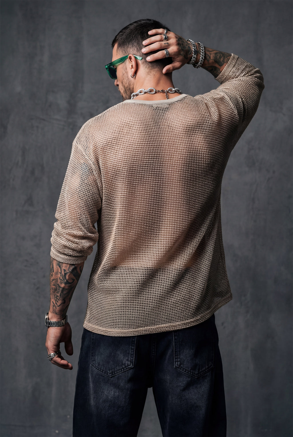 Piel Transparan File Oversize Unisex Sweat Shirt