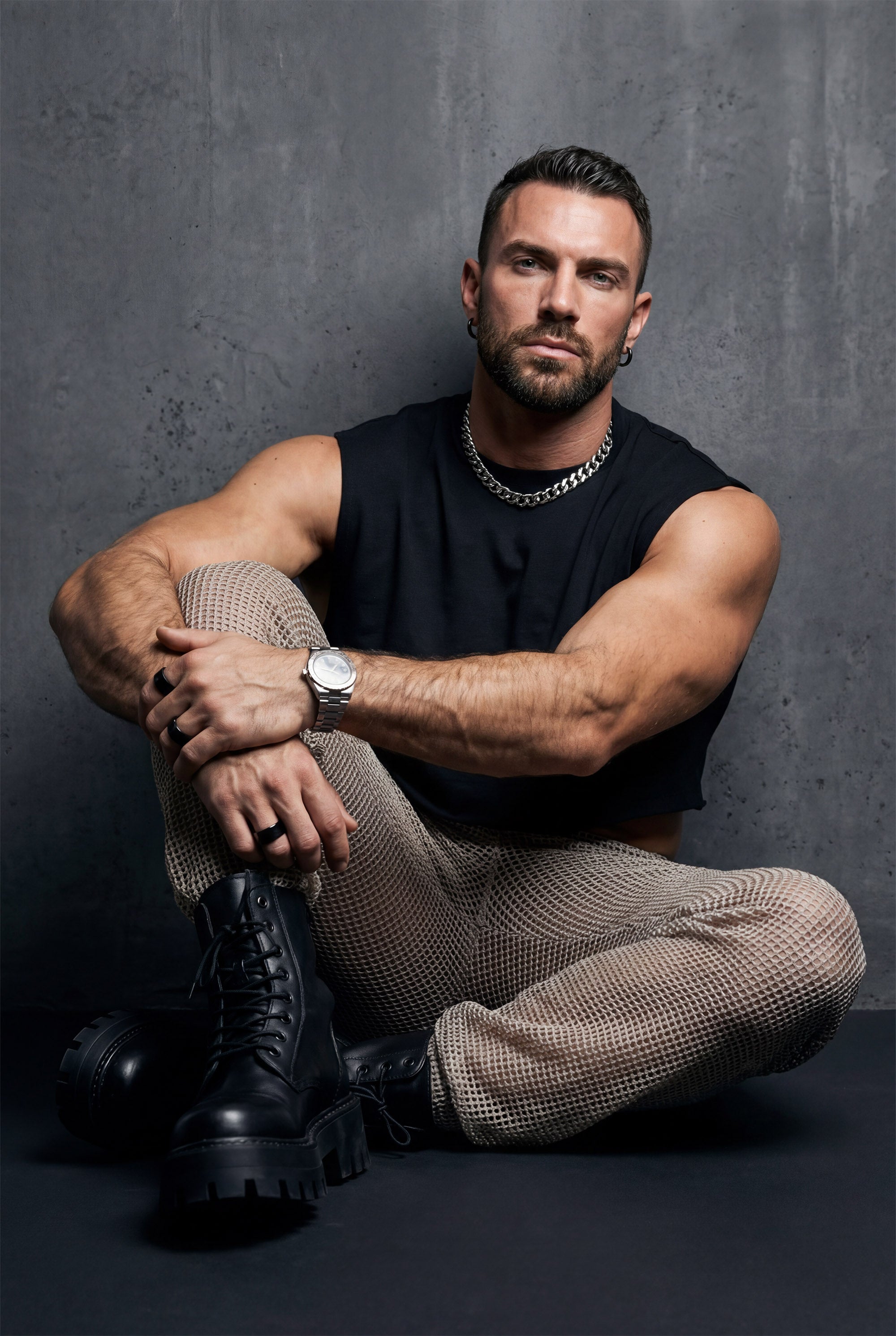 Piel Transparan Jogger Pantolon