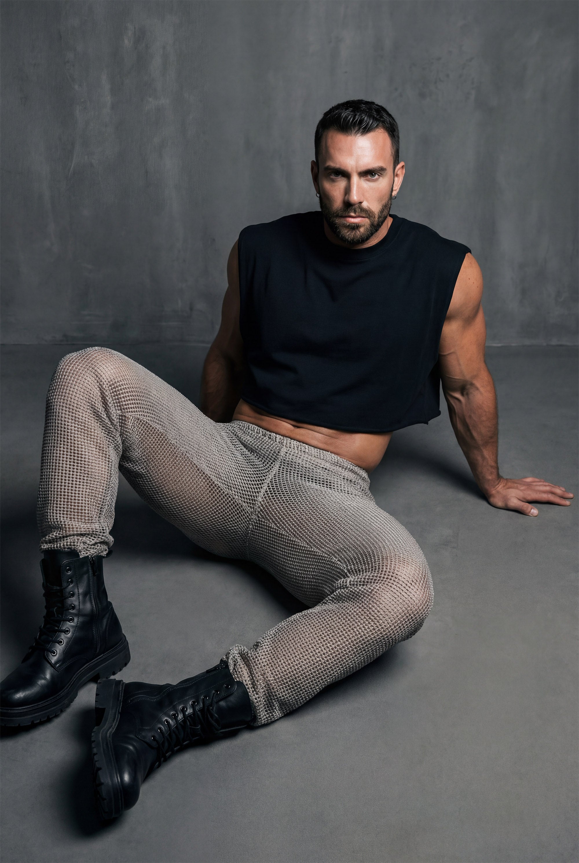 Piel Transparan Jogger Pantolon