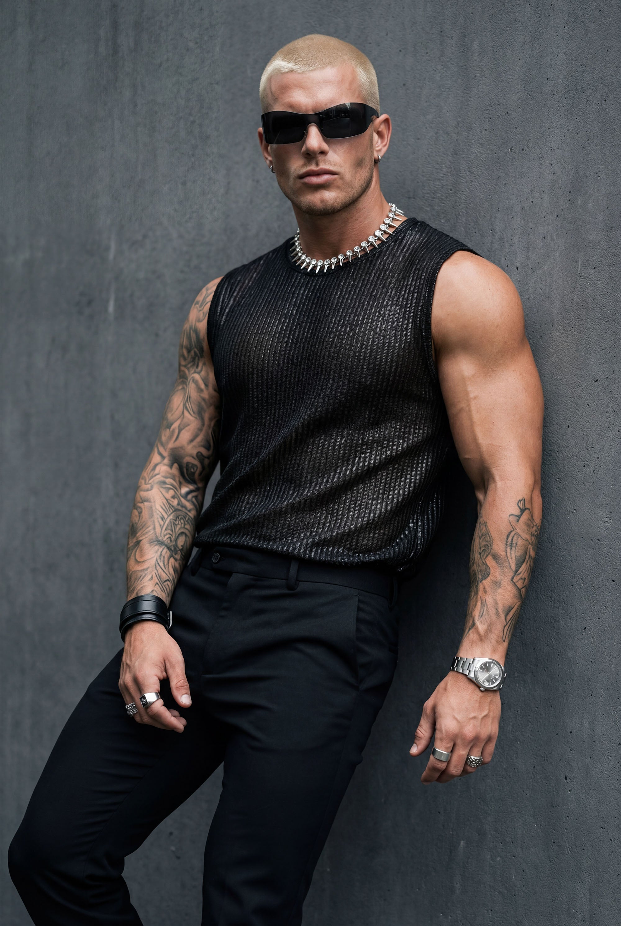 Piel Dark Web Kolsuz Saten Atlet