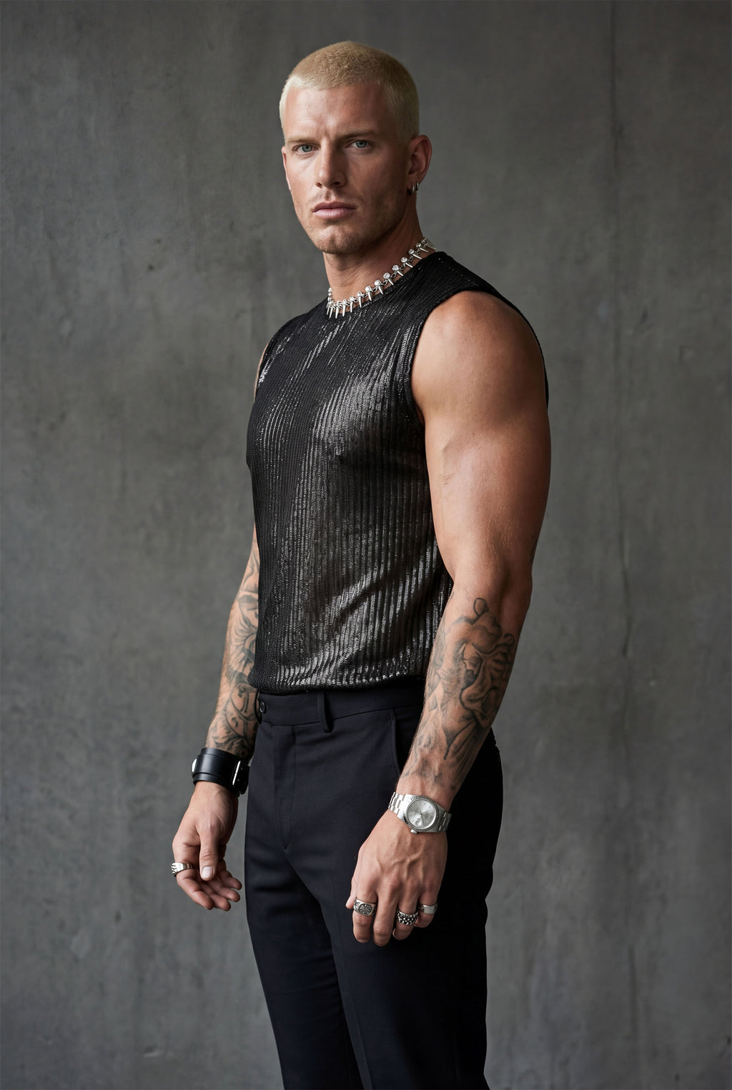 Piel Dark Web Kolsuz Saten Atlet