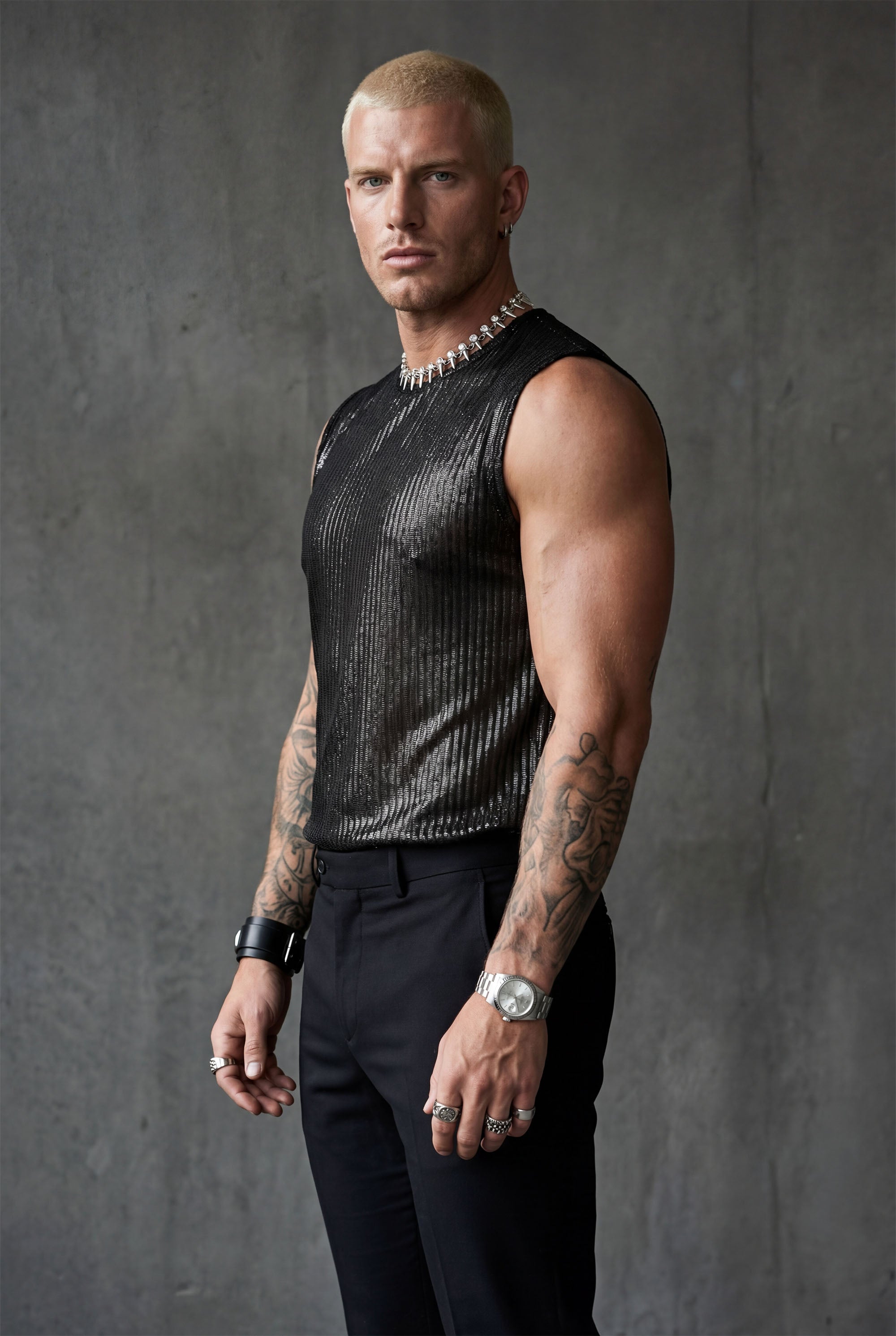 Piel Dark Web Kolsuz Saten Atlet