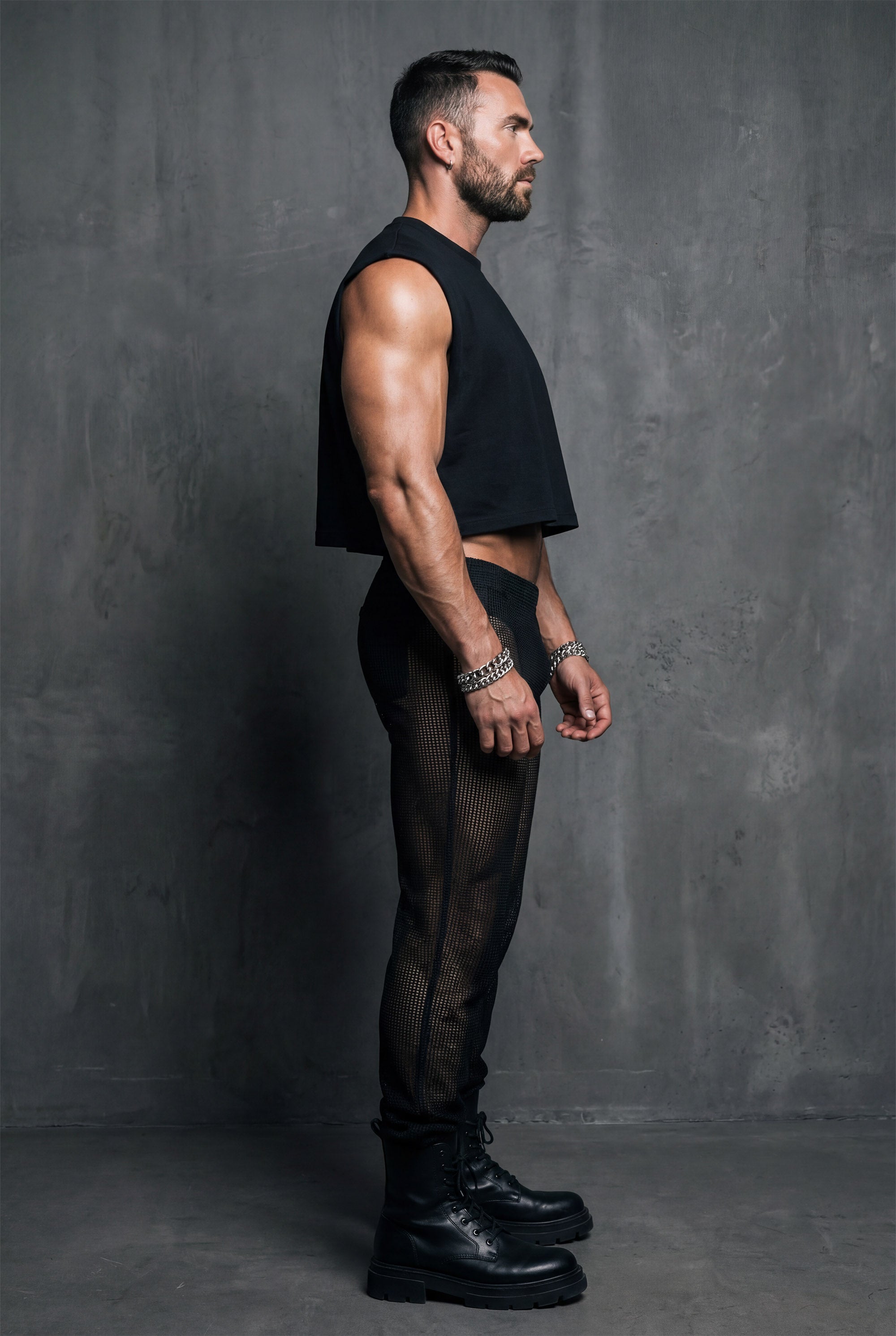 Piel Transparan Jogger Pantolon