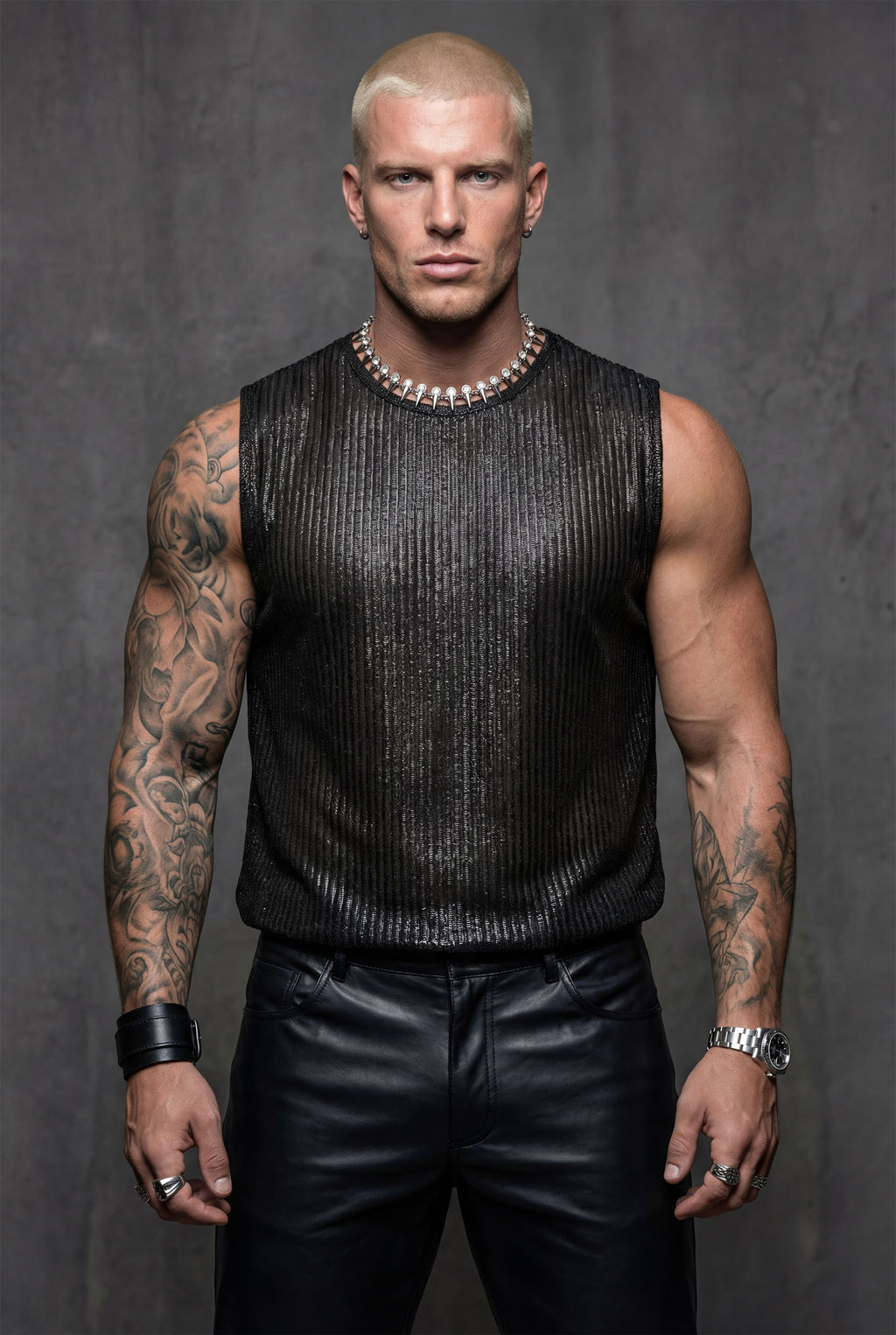 Piel Dark Web Kolsuz Saten Atlet