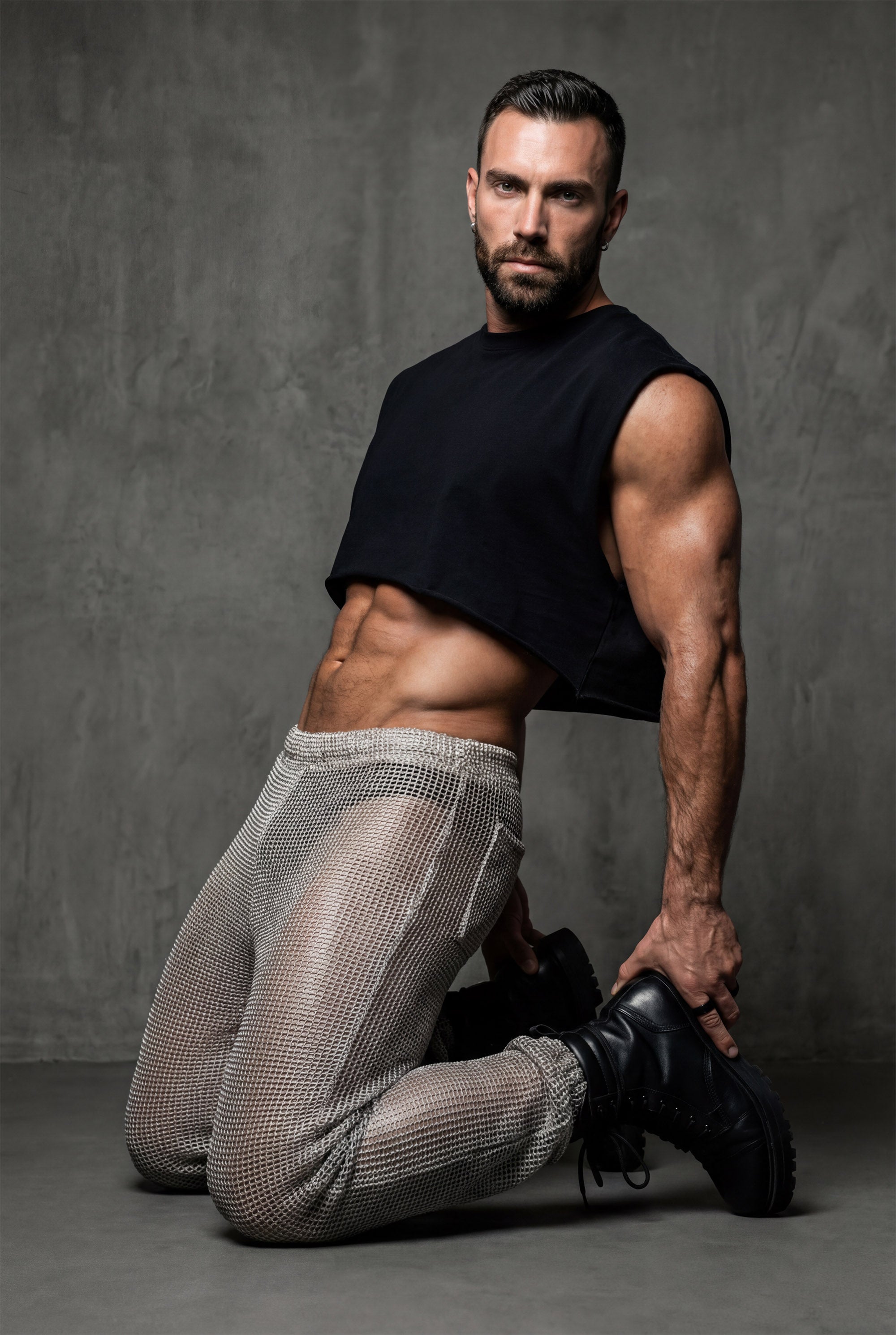 Piel Transparan Jogger Pantolon