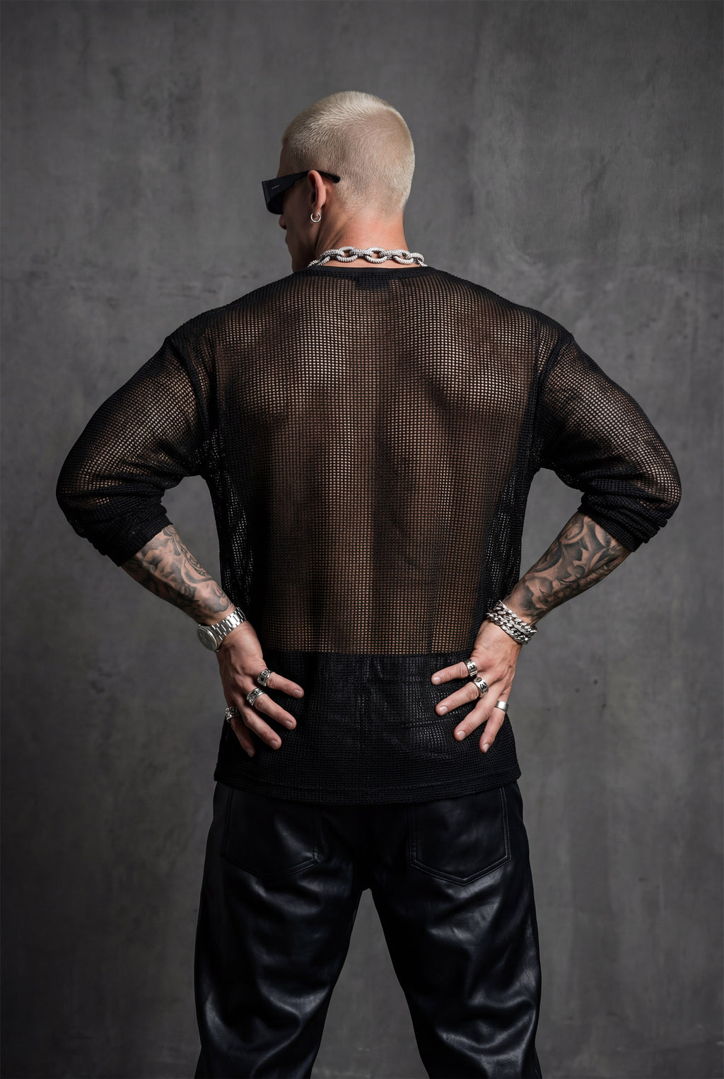 Piel Transparan File Oversize Unisex Sweat Shirt