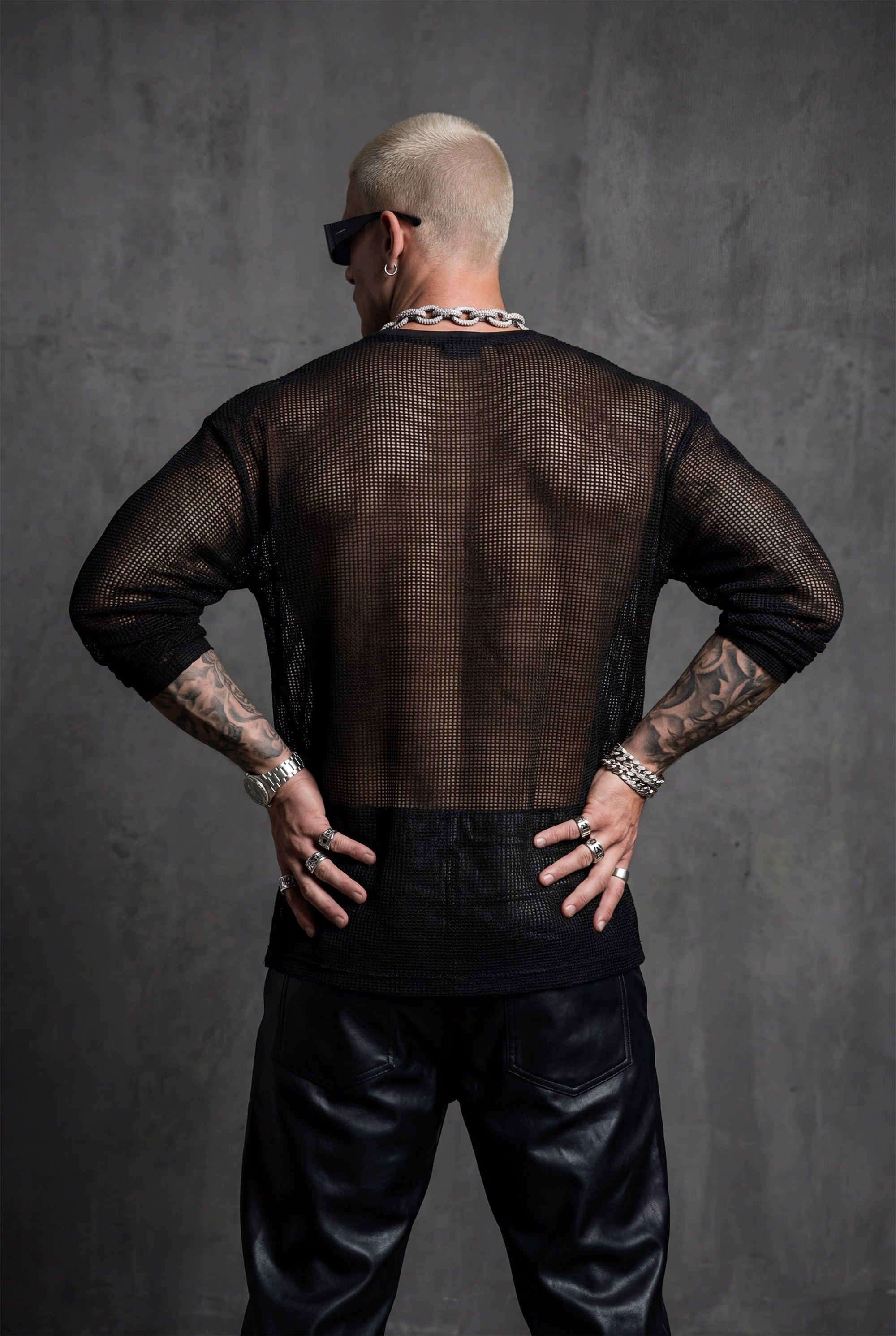 Piel Transparan File Oversize Unisex Sweat Shirt