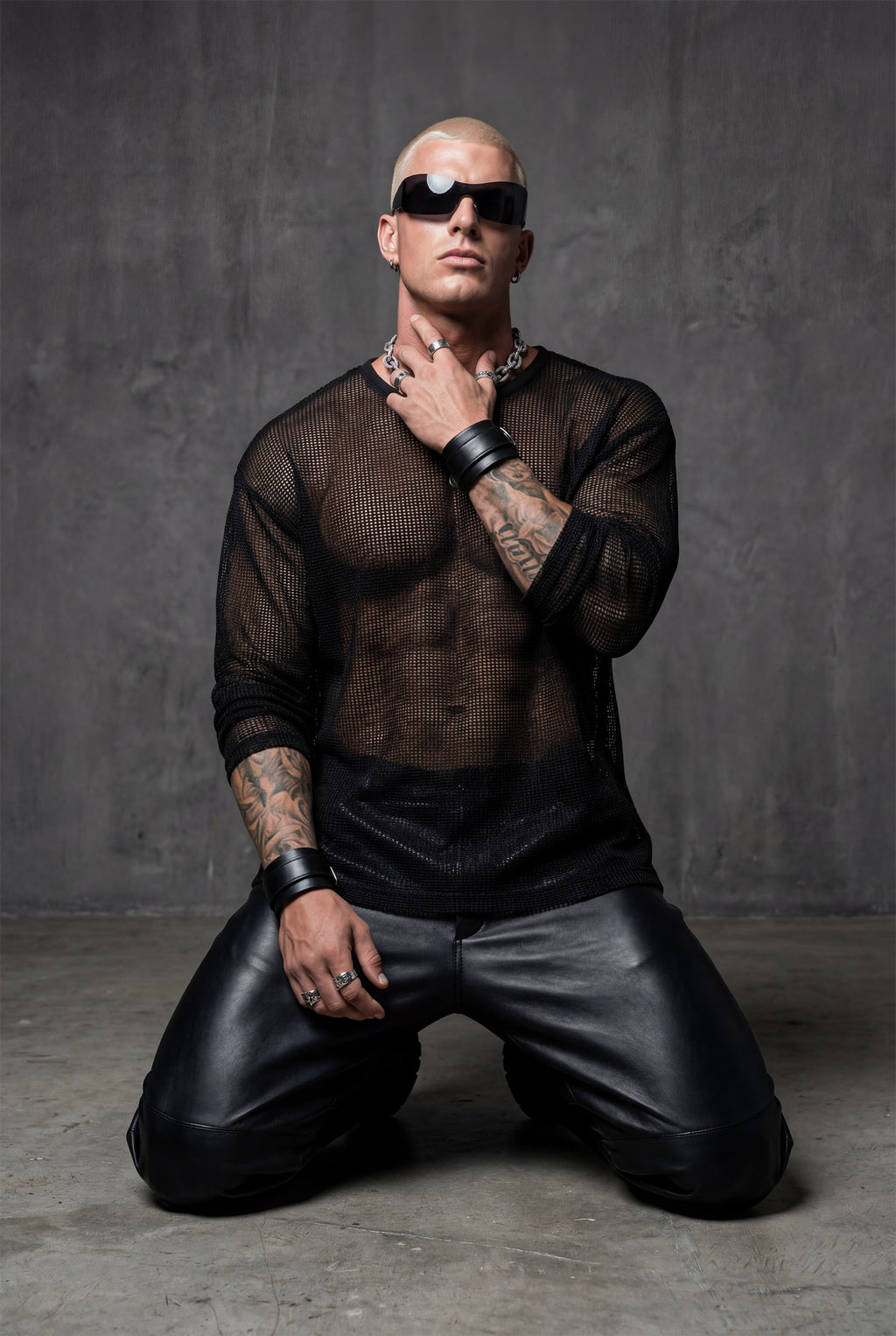 Piel Transparan File Oversize Unisex Sweat Shirt