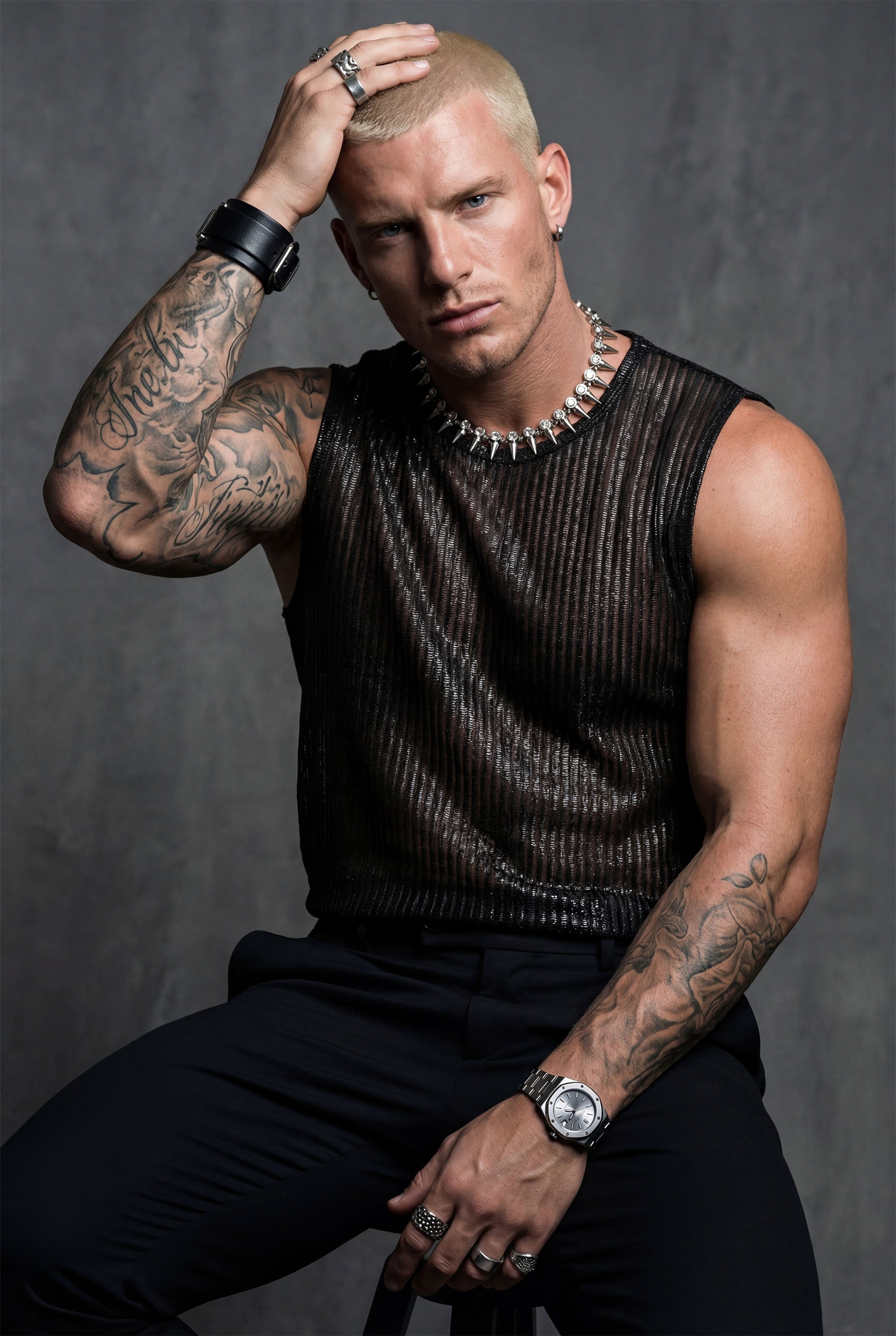 Piel Dark Web Kolsuz Saten Atlet