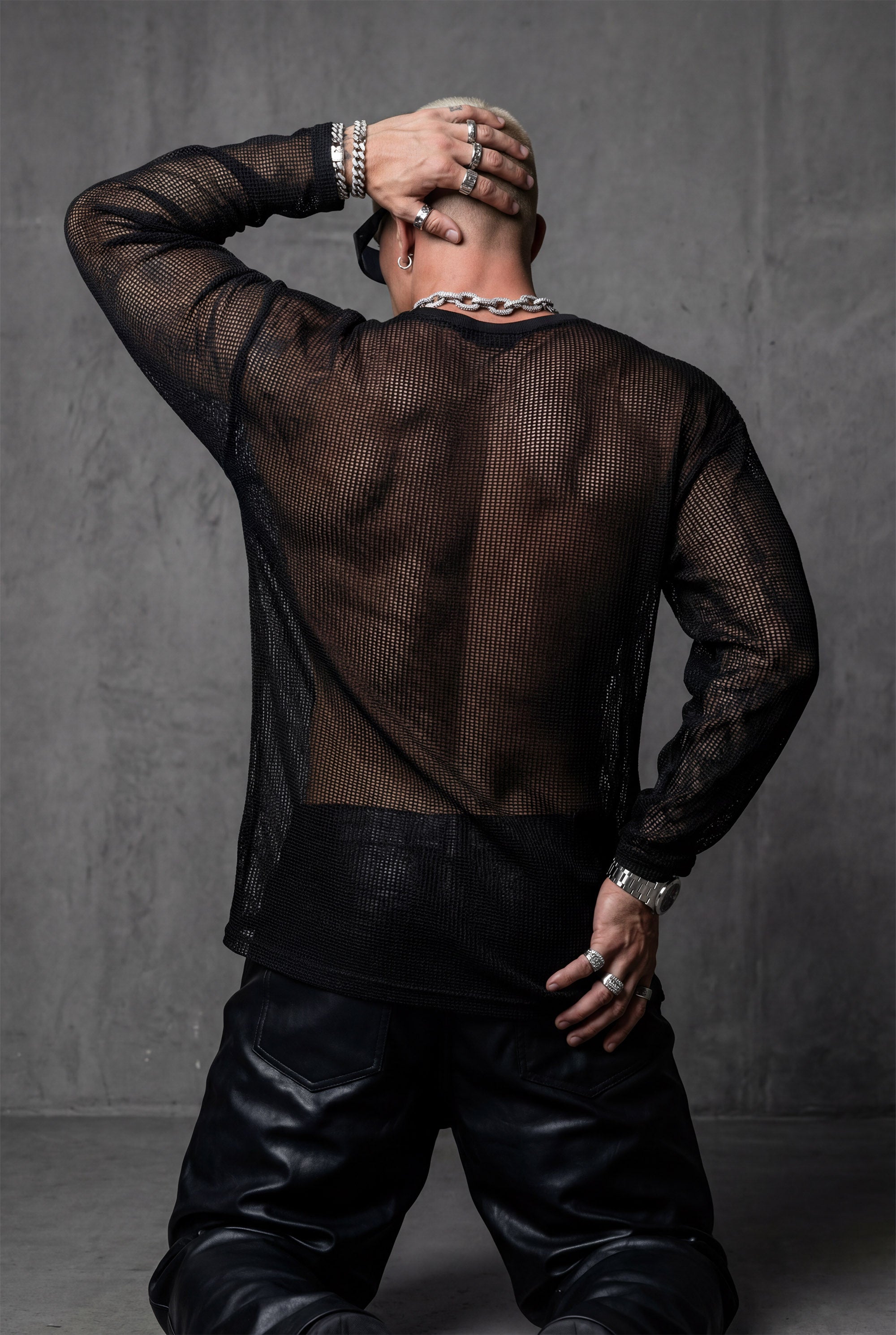 Piel Transparan File Oversize Unisex Sweat Shirt