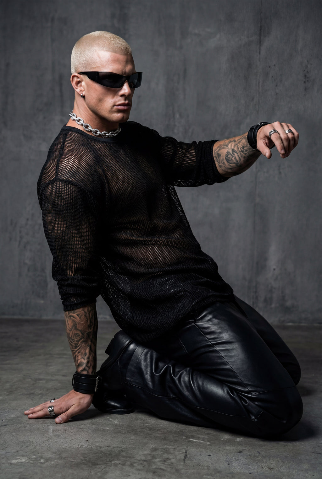 Piel Transparan File Oversize Unisex Sweat Shirt