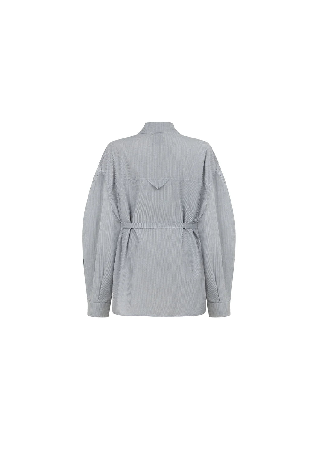 Tiny Asimetrik Kesim Çizgili Bağlamalı Gömlek