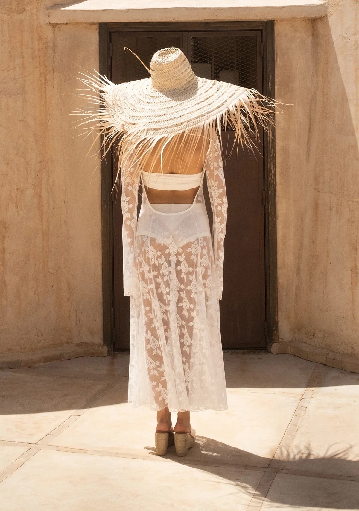 Tiny Gül Desenli Uzun Tül Elbise