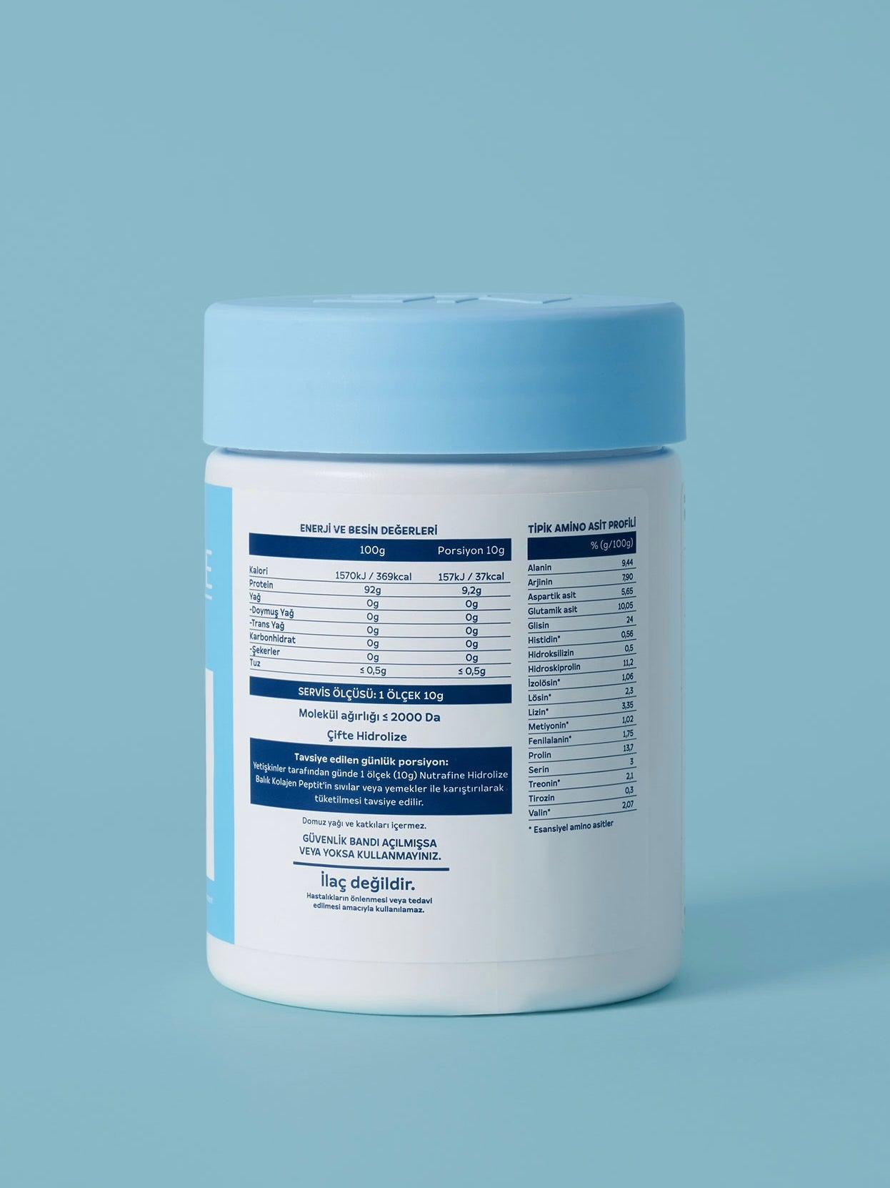 Nutrafine Marine Kolojen Peptitleri – Klinik Çalışmalı Tip I Kolajen 70 Gr