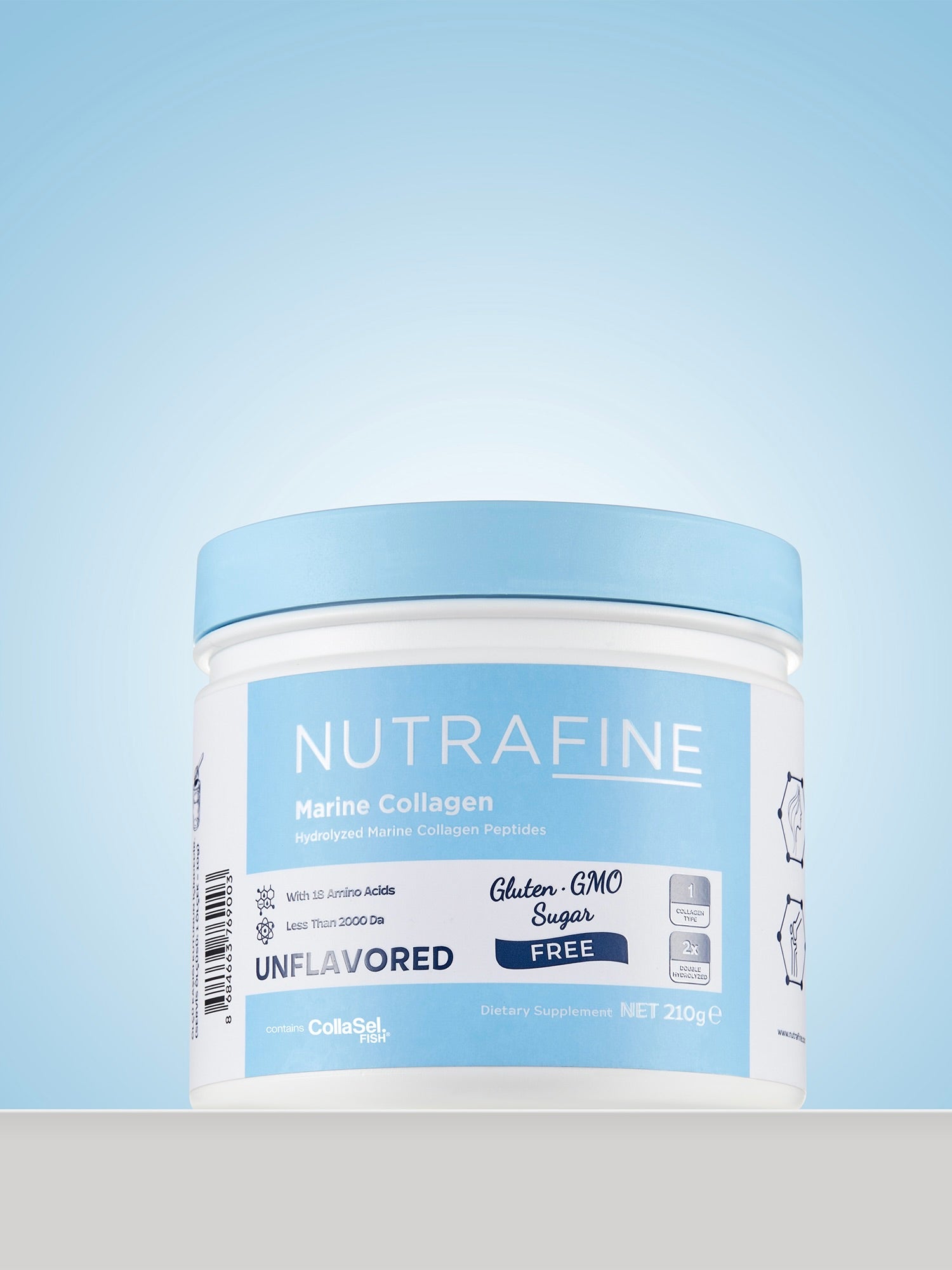 Nutrafine Marine Kolojen Peptitleri – Klinik Çalışmalı Tip I Kolajen 210 Gr