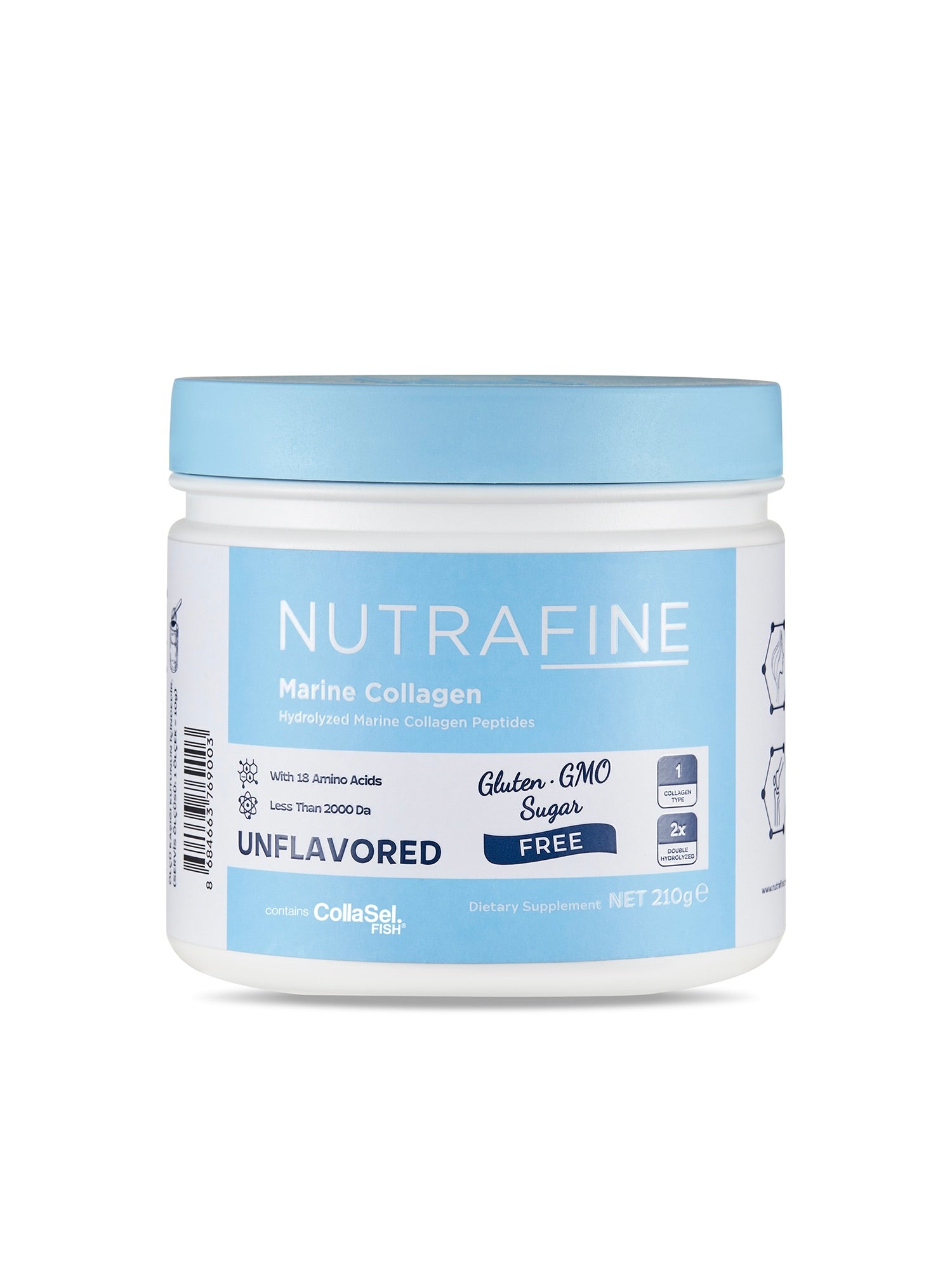 Nutrafine Marine Kolojen Peptitleri – Klinik Çalışmalı Tip I Kolajen 210 Gr