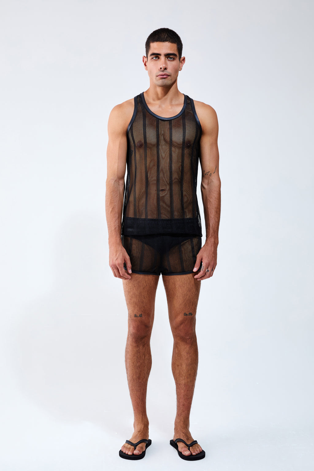 Piel File Deri Detaylı Atlet