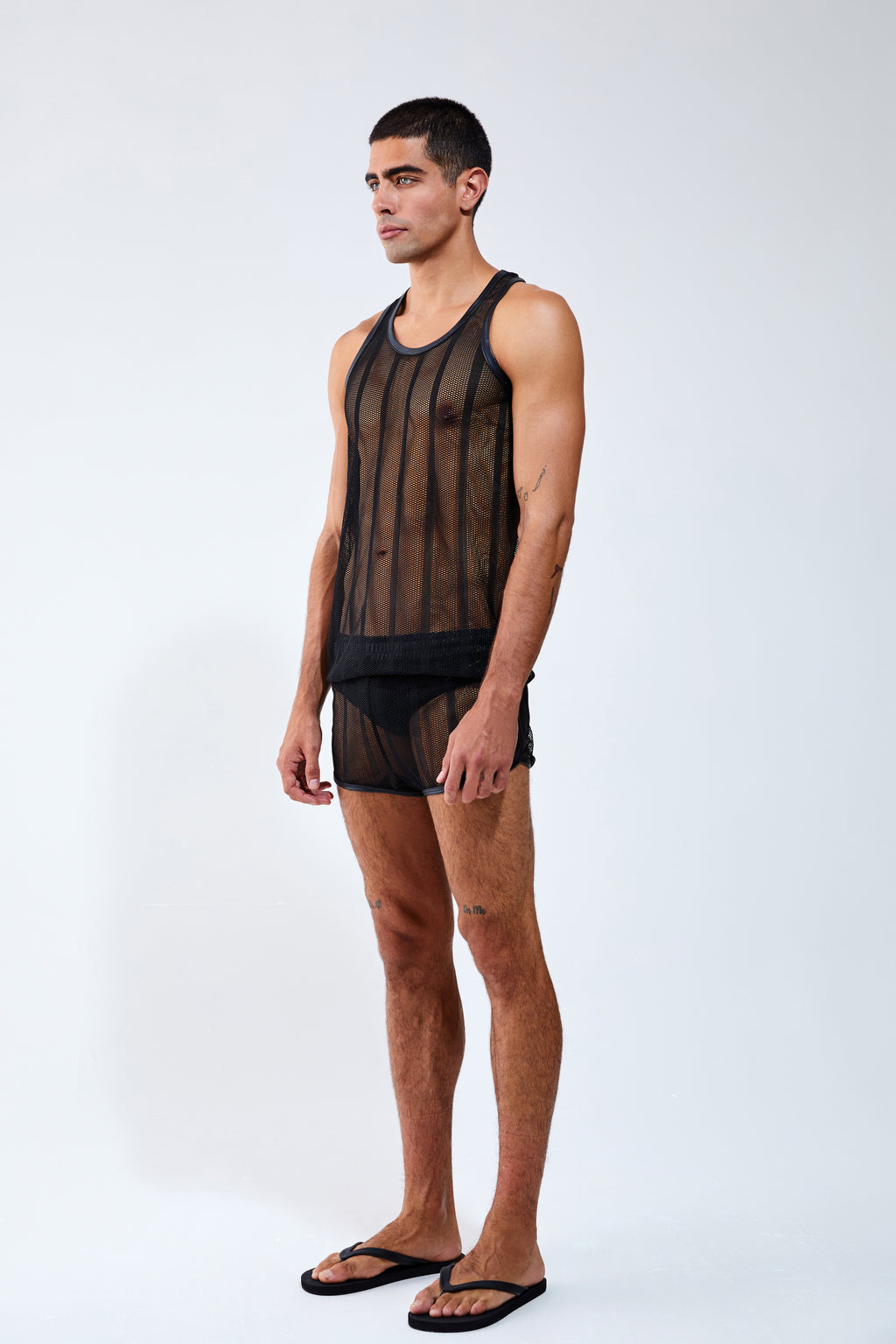 Piel File Deri Detaylı Atlet