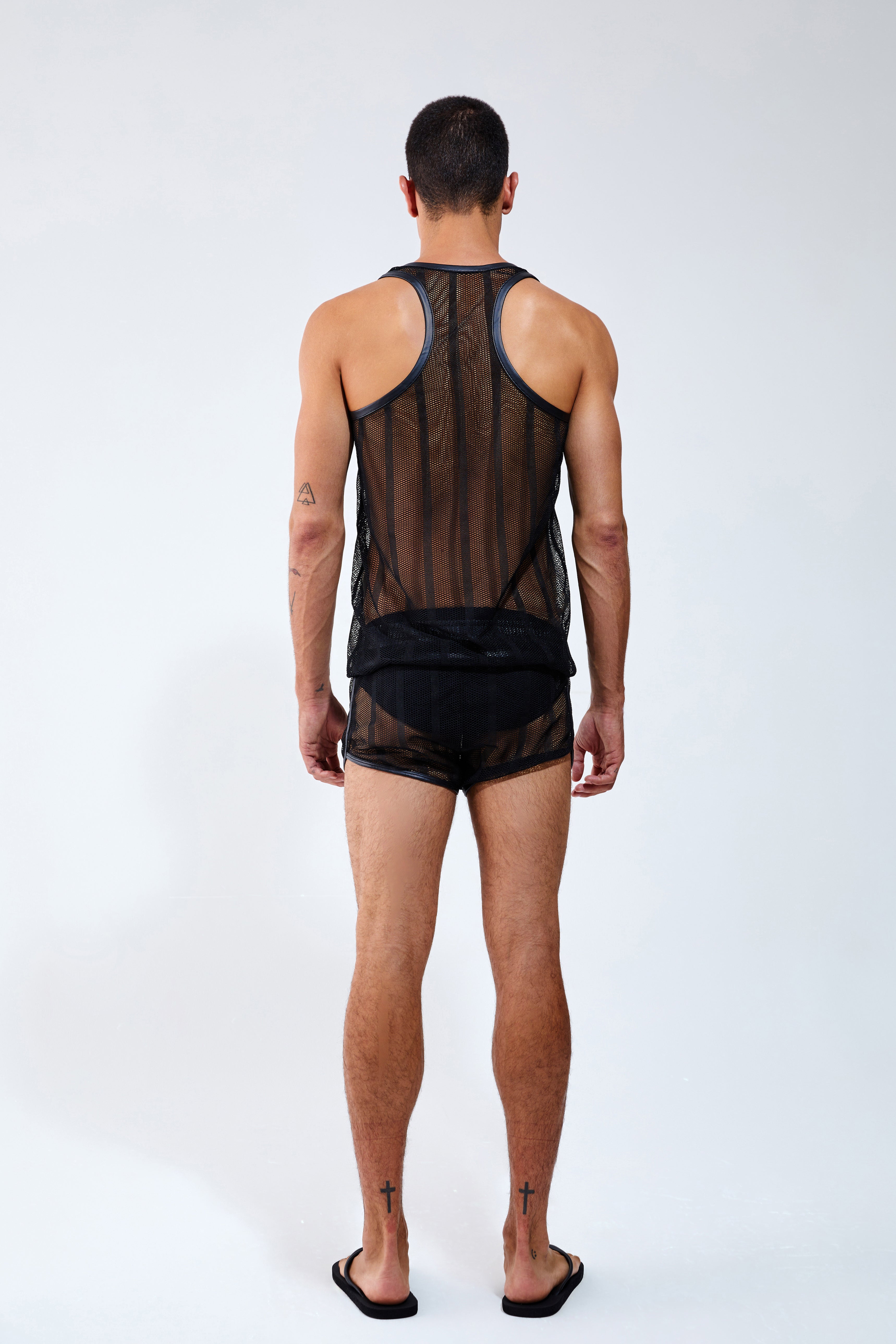 Piel File Deri Detaylı Atlet