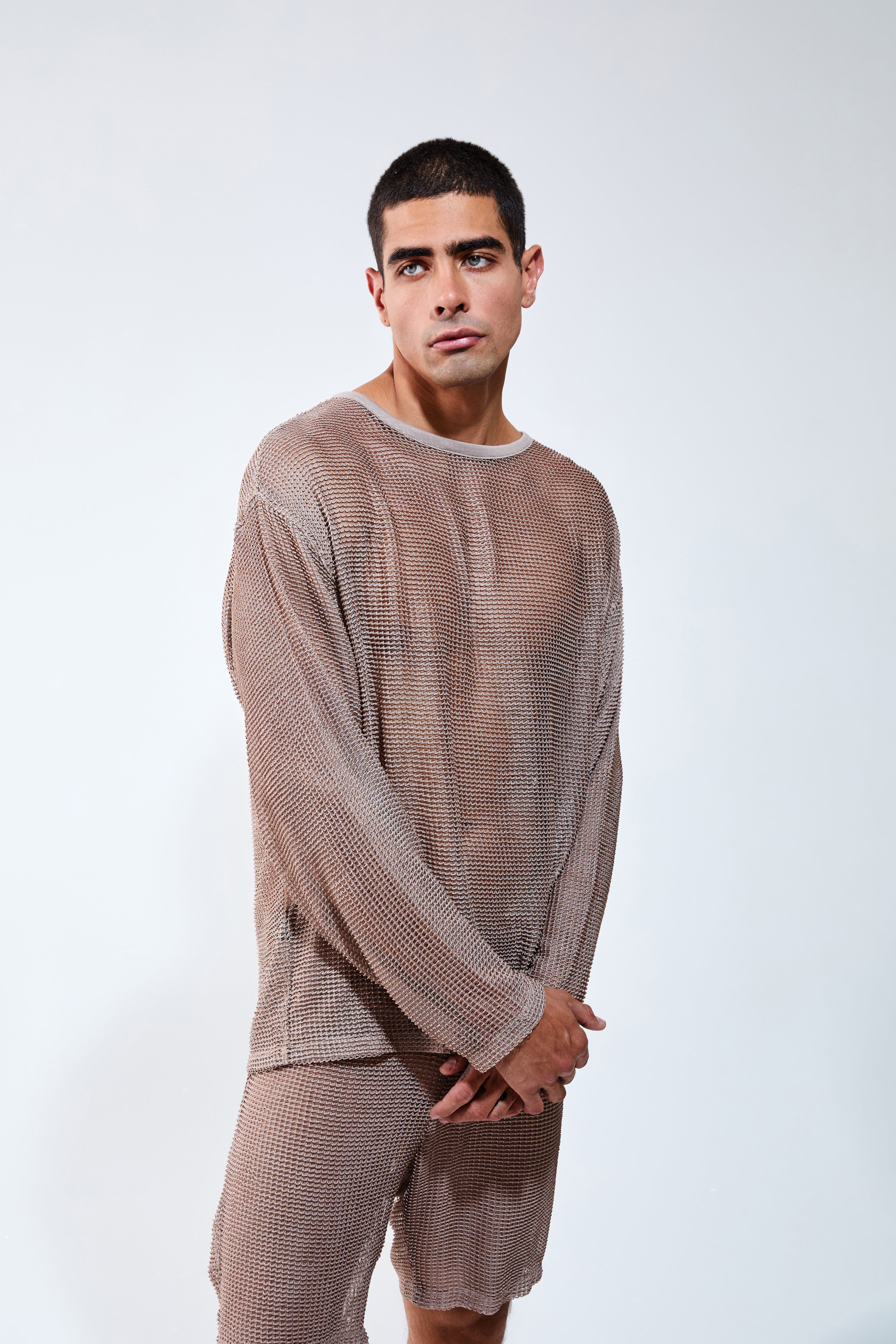 Piel Transparan File Oversize Unisex Sweat Shirt