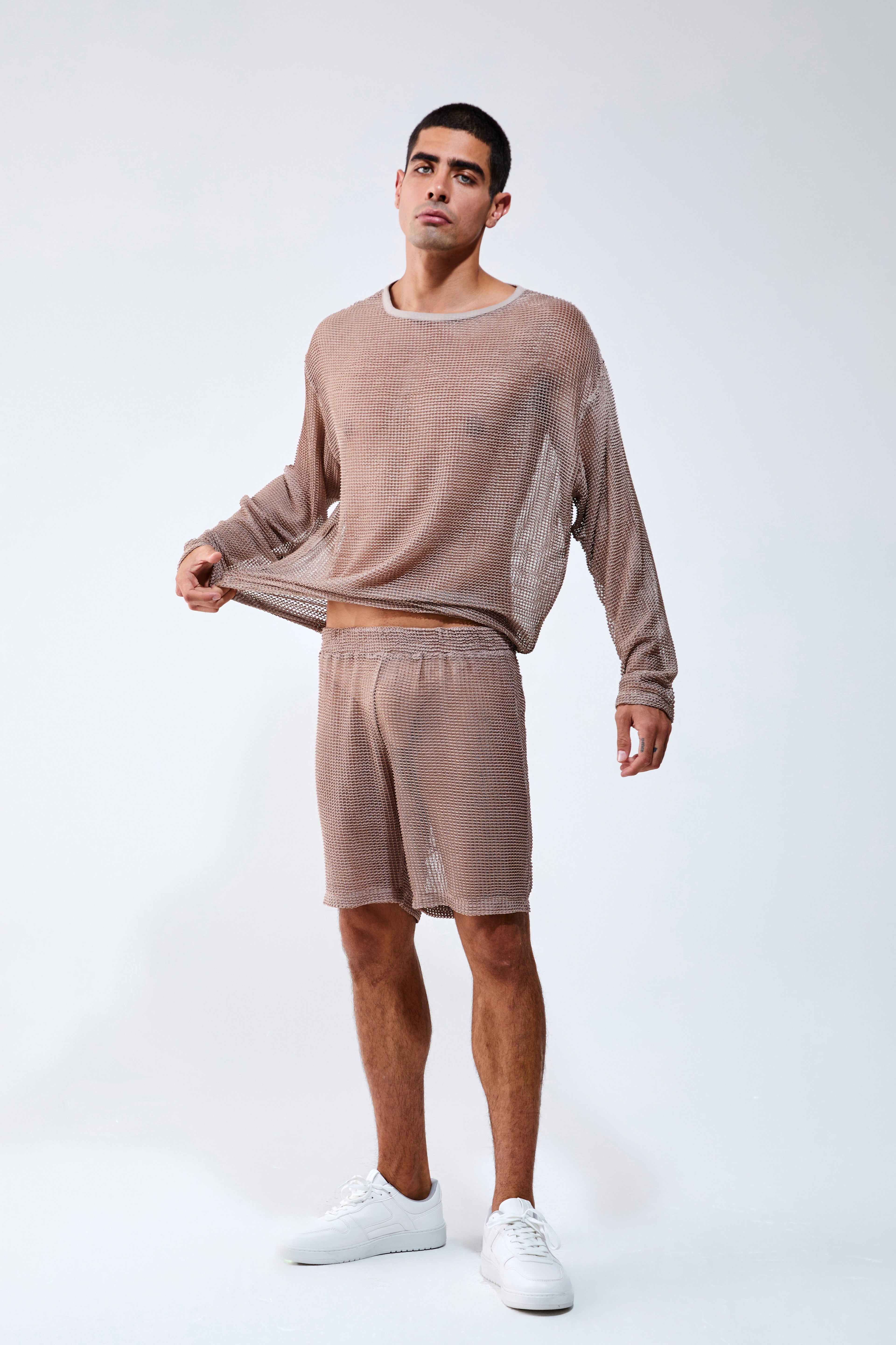 Piel Transparan File Oversize Unisex Sweat Shirt