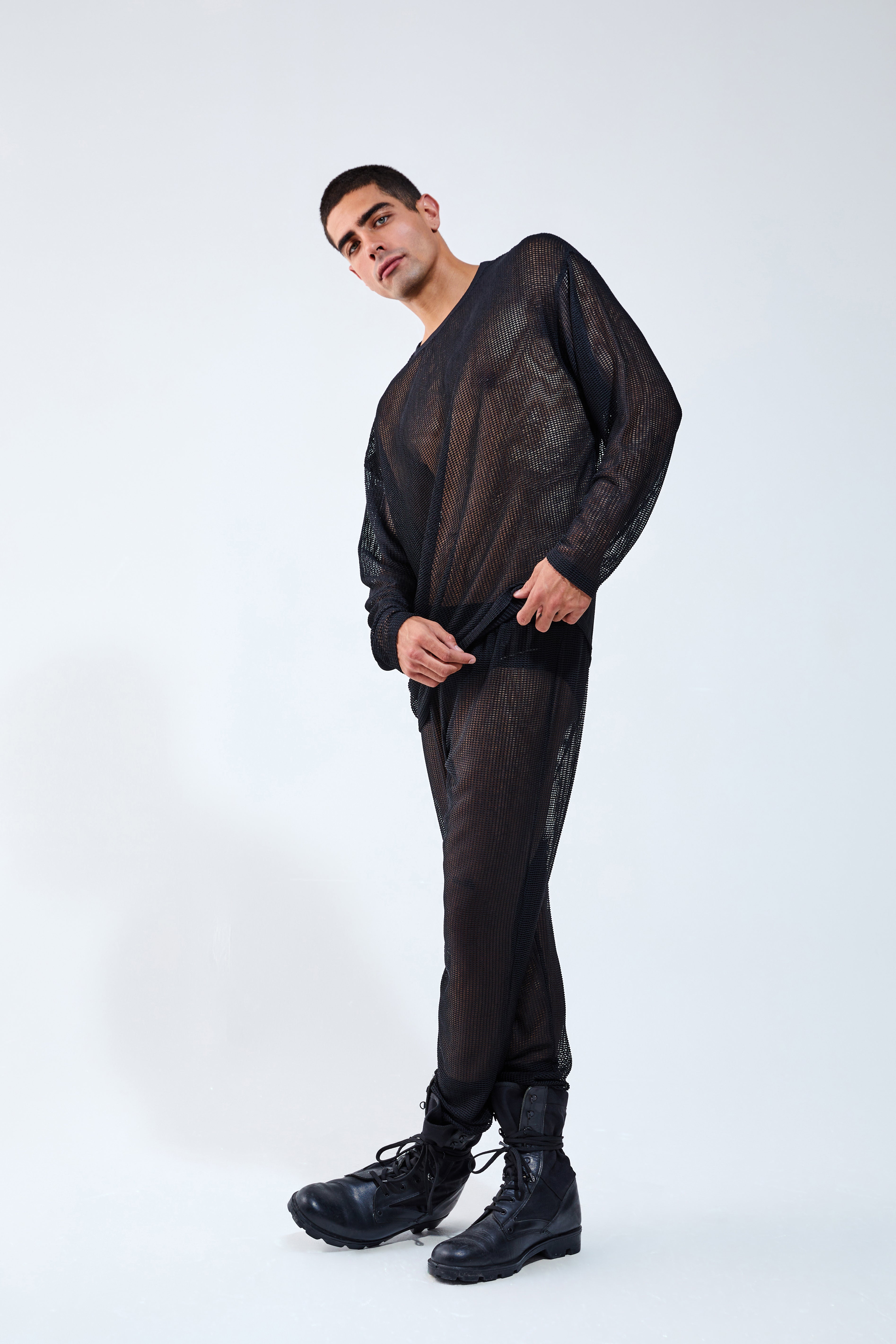 Piel Transparan File Oversize Unisex Sweat Shirt