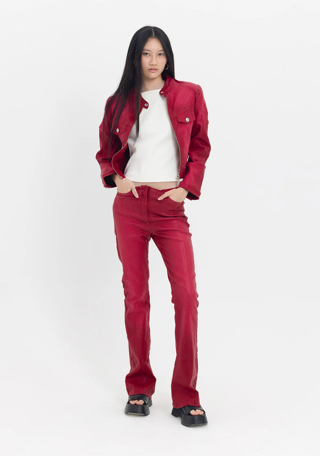 Tiny x Pcfg Rebel Harmony Kırmızı Pantolon