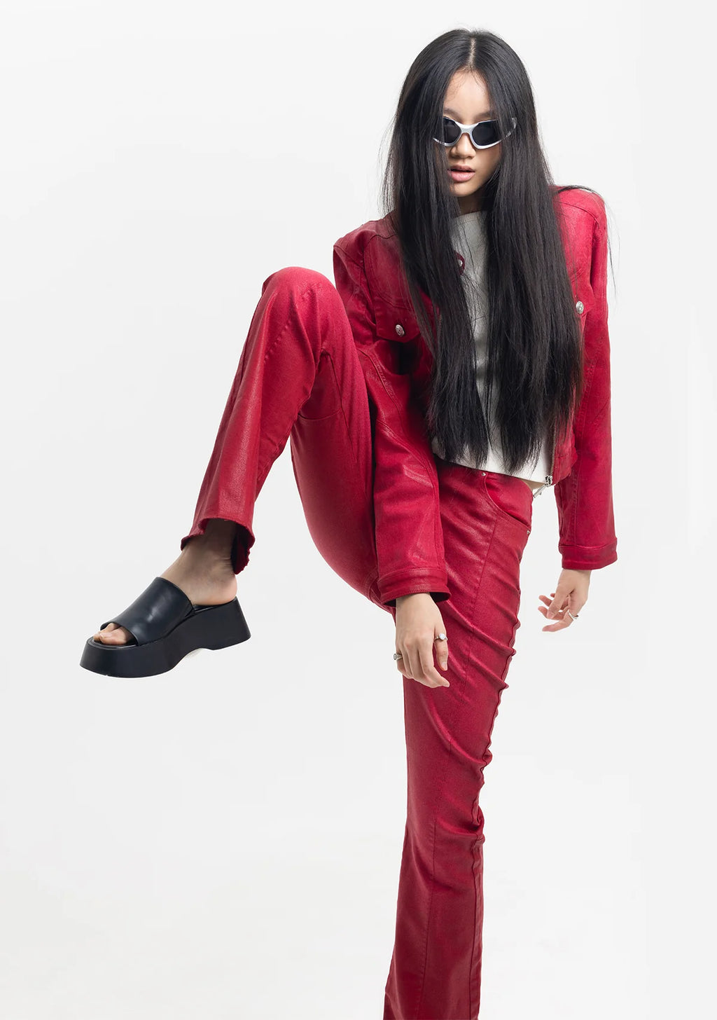 Tiny x Pcfg Rebel Harmony Kırmızı Pantolon