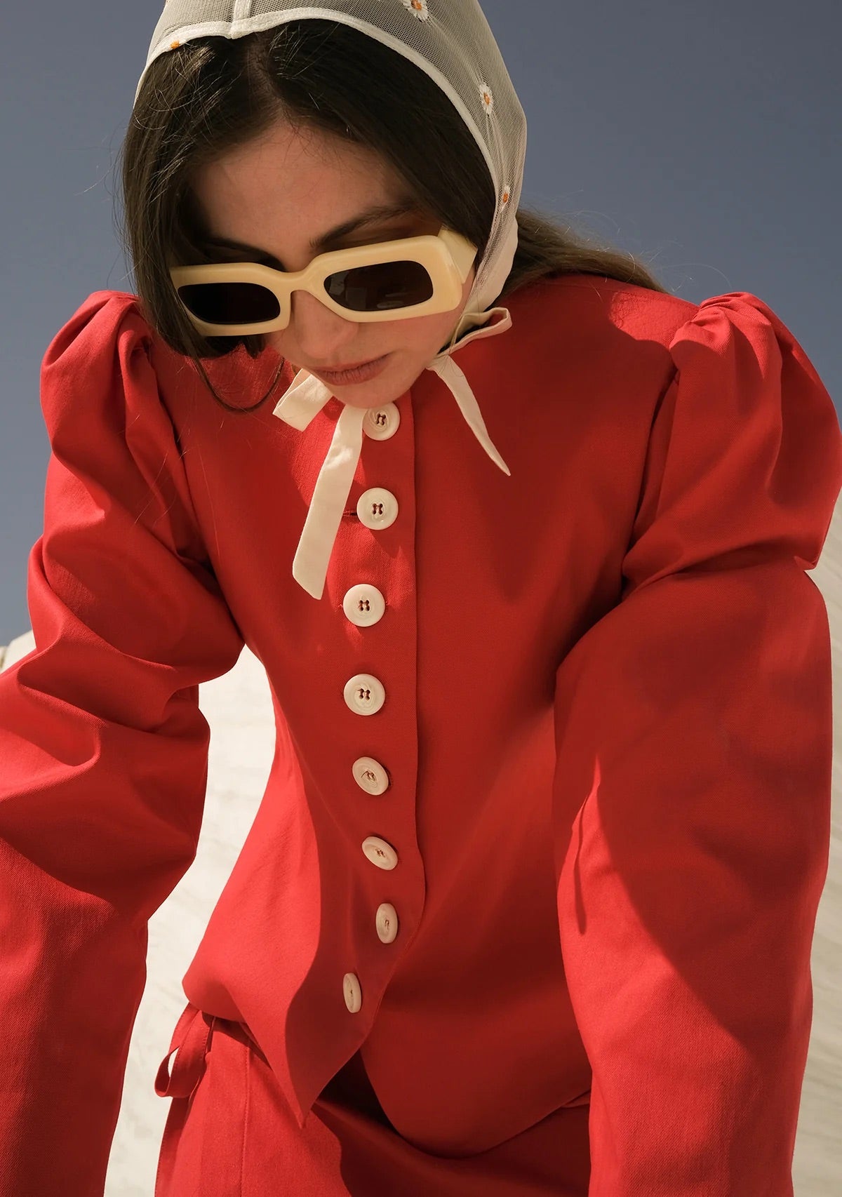 Tiny Önü Düğmeli Vatkalı Büzgülü Ceket