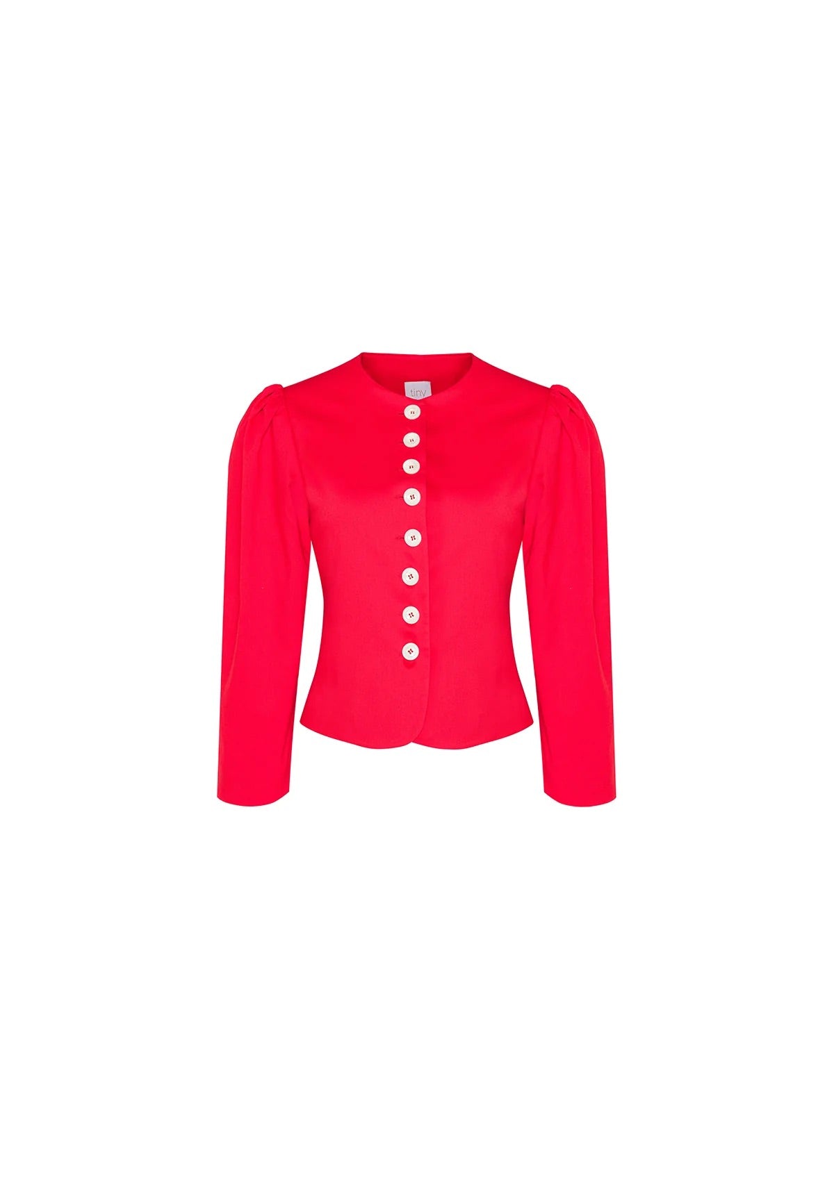 Tiny Önü Düğmeli Vatkalı Büzgülü Ceket