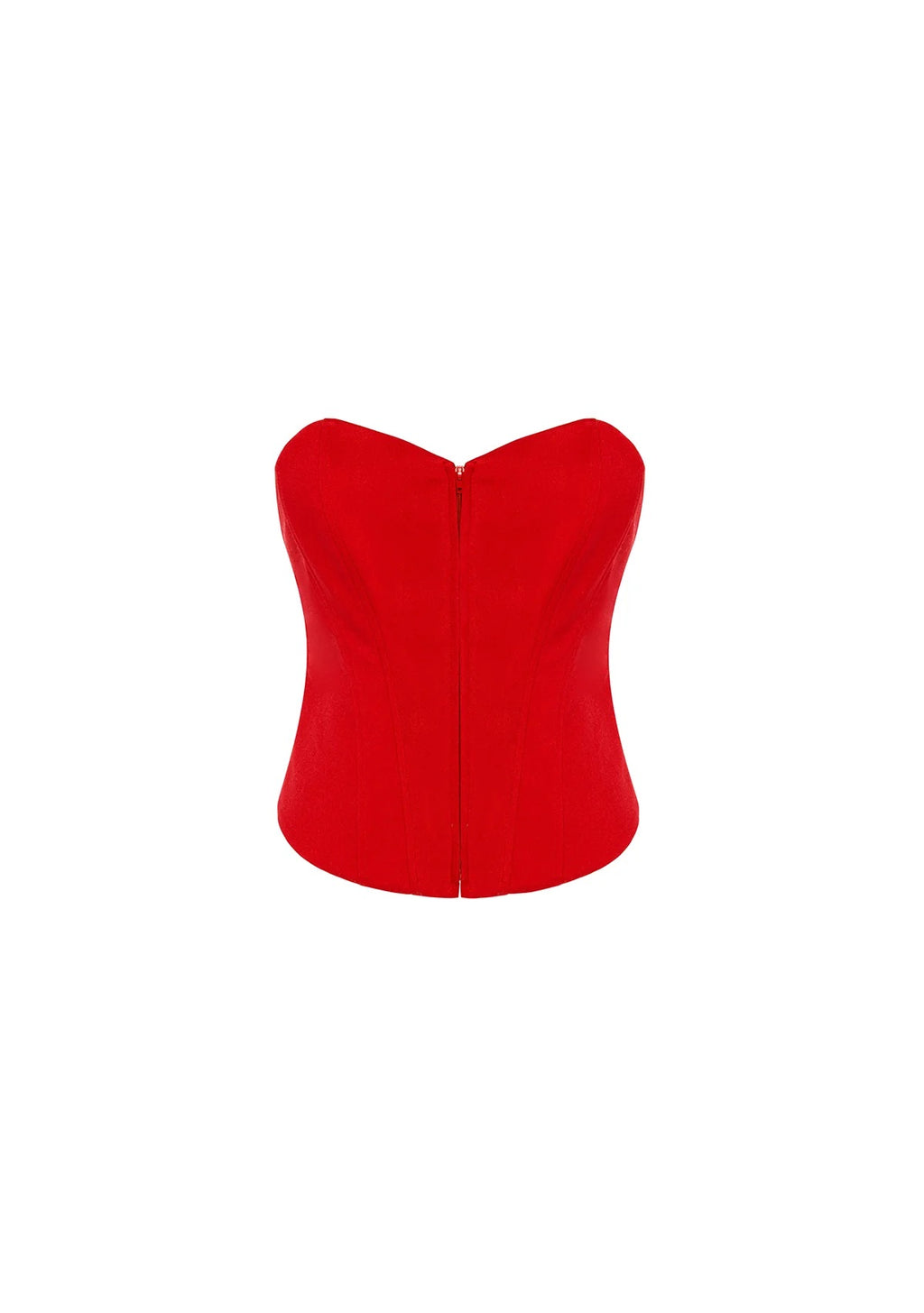 Tiny Önü Fermuarlı Sırtı Ayarlanabilir Balenli Korse