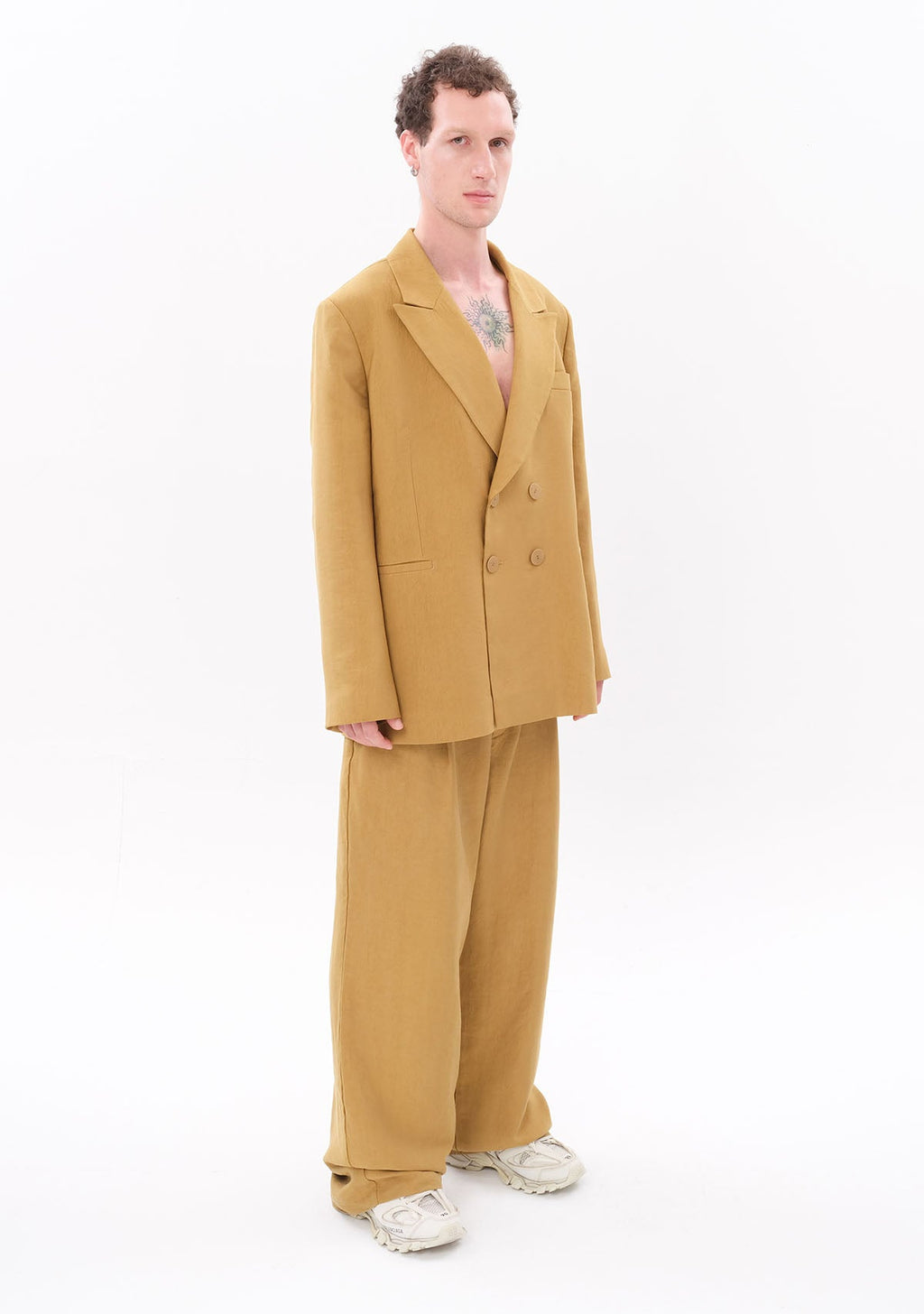 Tiny Açık Yeşil Tencel™ Blazer görünüm 8