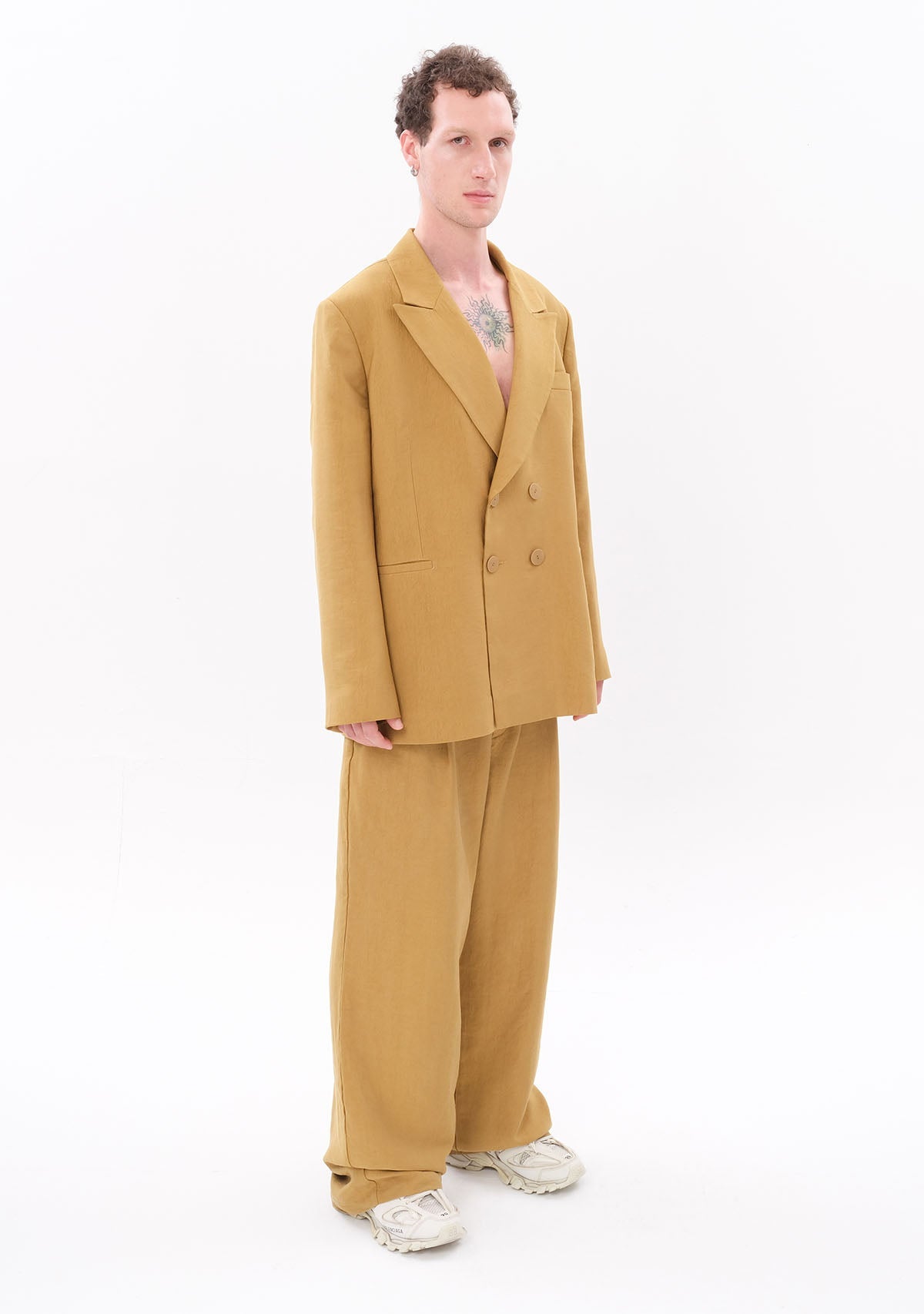 Tiny Açık Yeşil Tencel™ Blazer görünüm 8