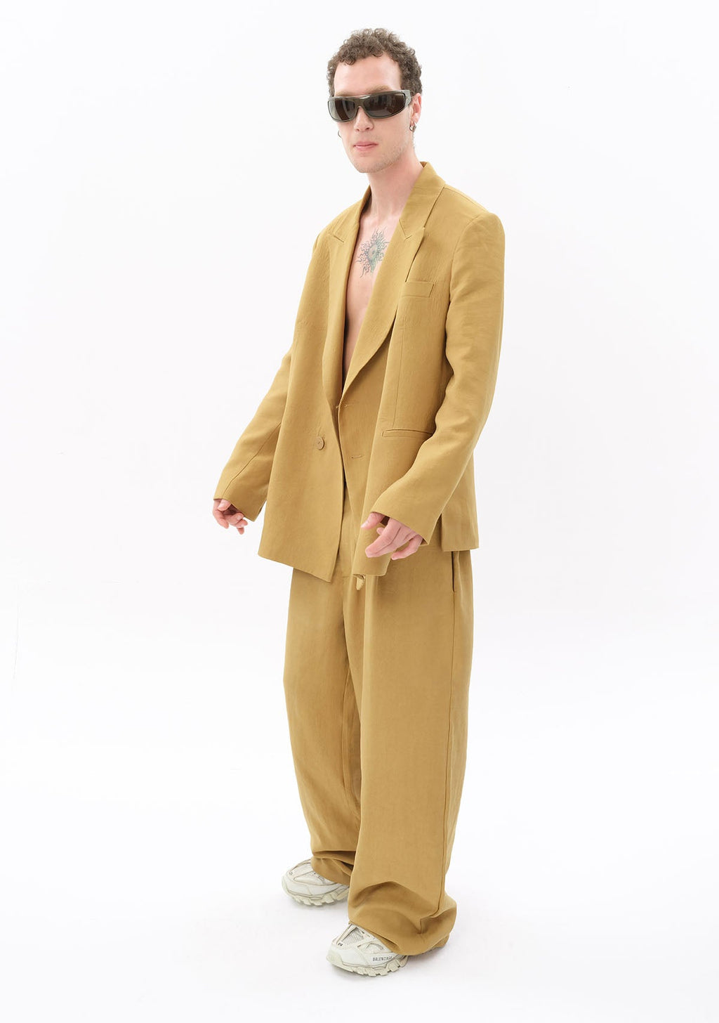 Tiny Açık Yeşil Tencel™ Blazer görünüm 3