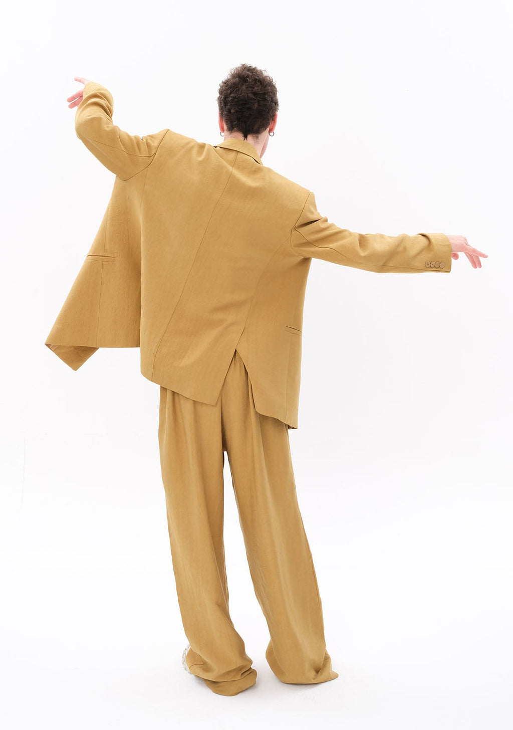 Tiny Açık Yeşil Tencel™ Blazer görünüm 4
