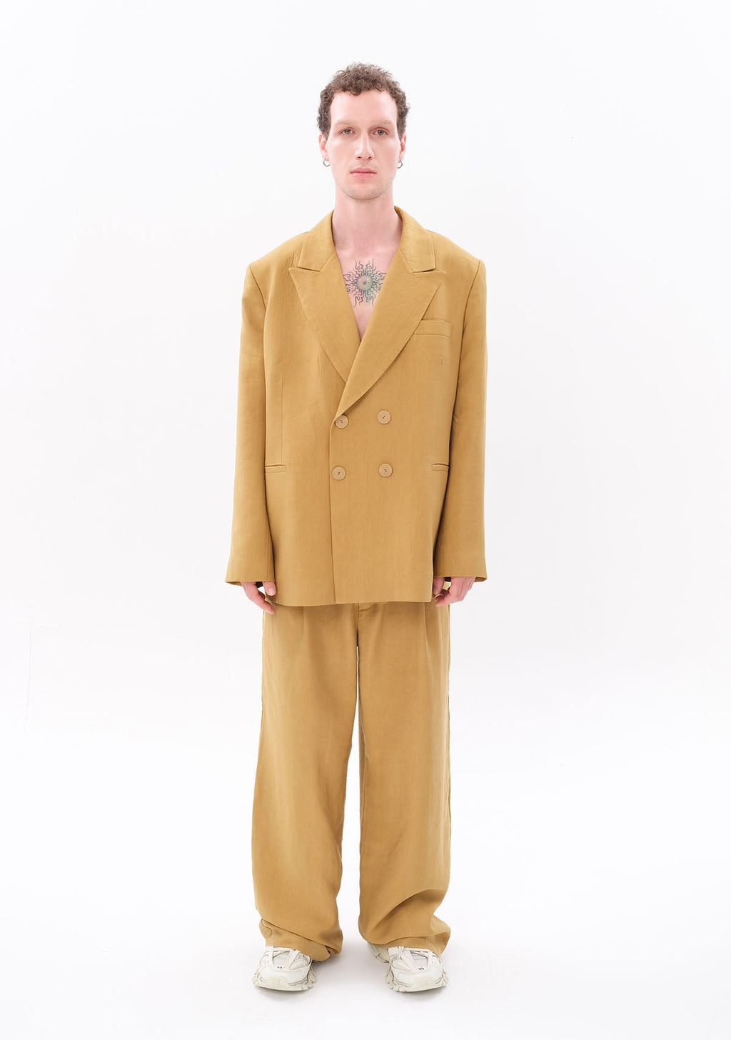 Tiny Açık Yeşil Tencel™ Blazer görünüm 5