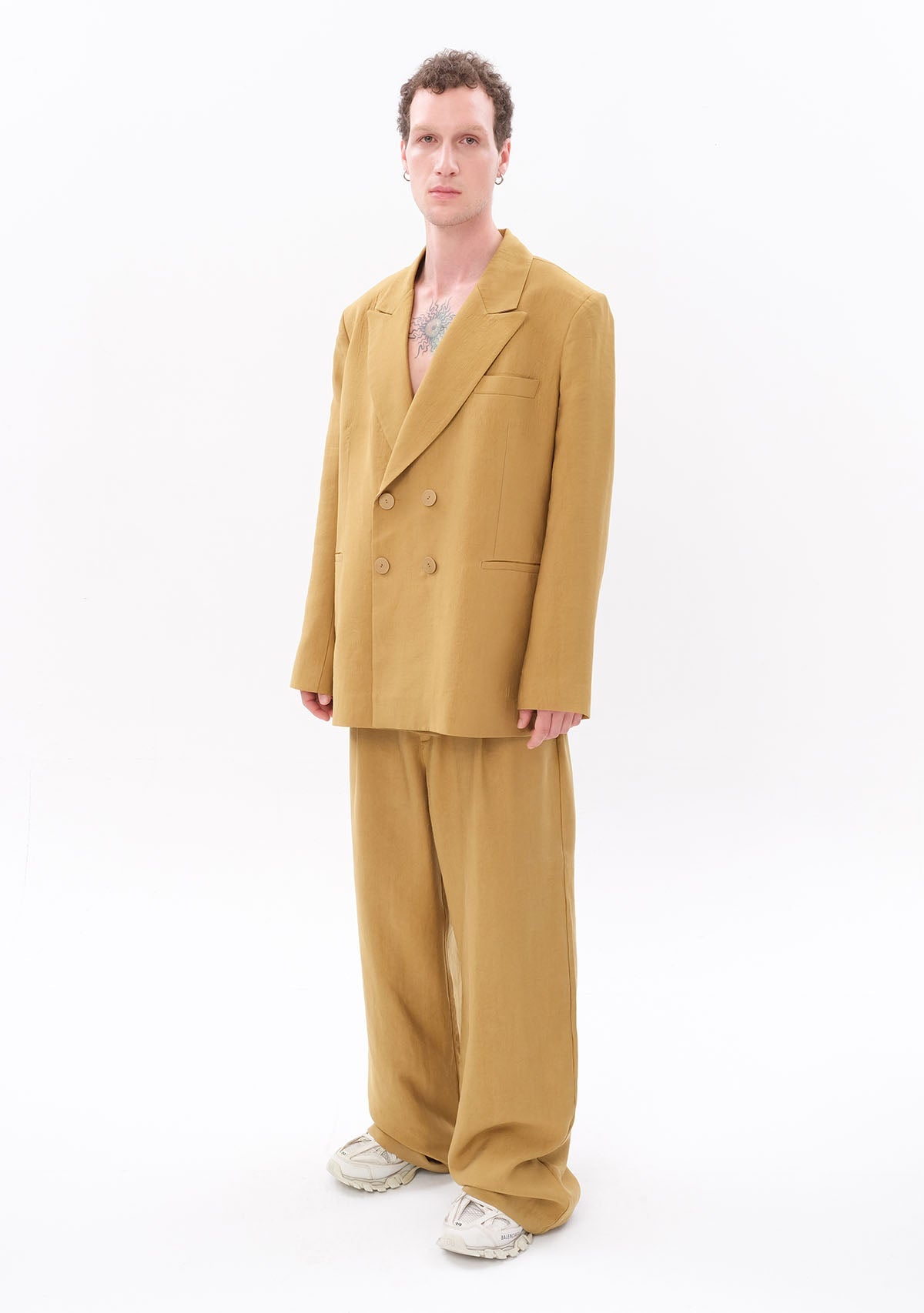 Tiny Açık Yeşil Tencel™ Blazer görünüm 6