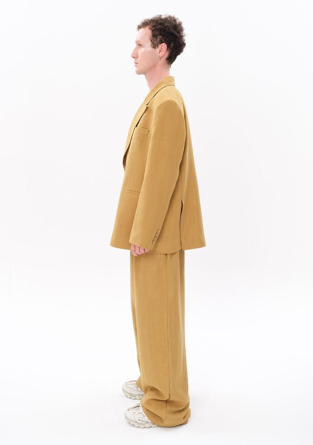 Tiny Açık Yeşil Tencel™ Blazer görünüm 7