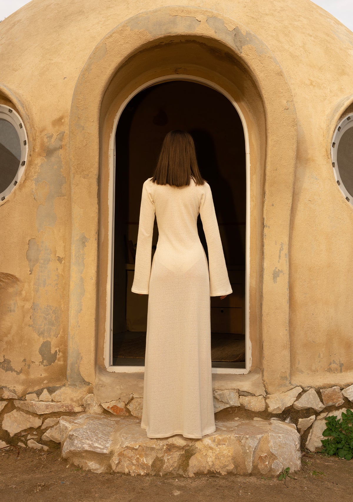 Tiny Si Yırtmaçlı Uzun Kollu Triko Elbise