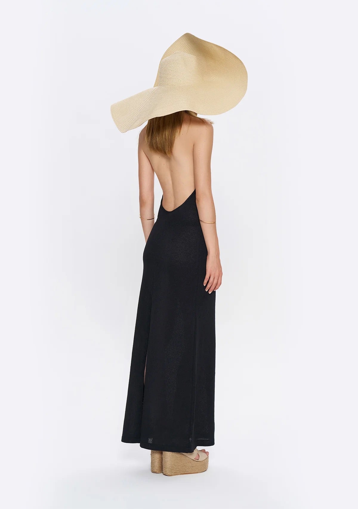 Tiny Halter Yaka Triko Elbise