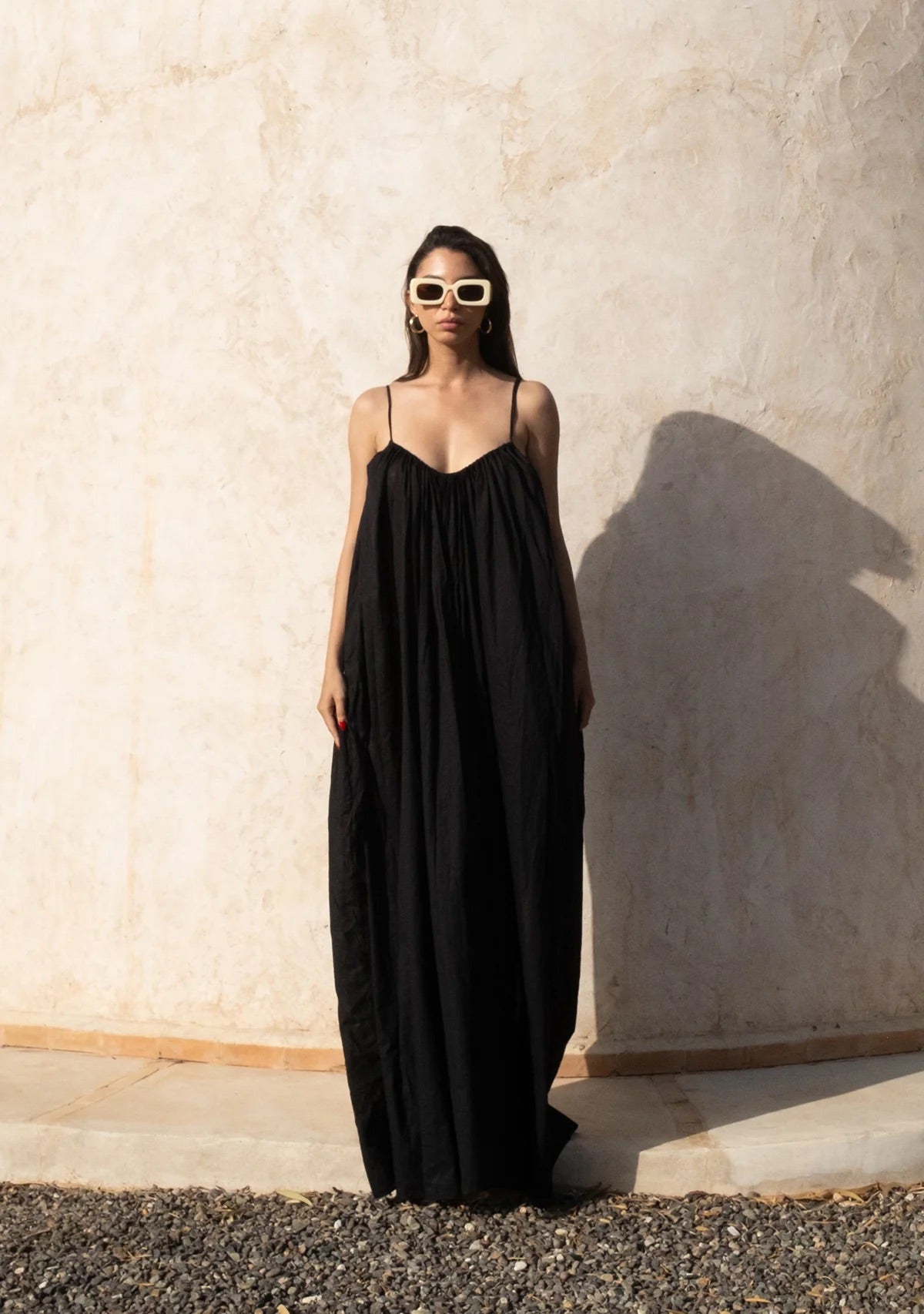 Tiny İp Askılı Geniş Kesim Elbise