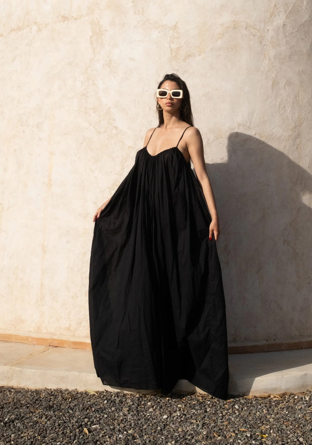 Tiny İp Askılı Geniş Kesim Elbise