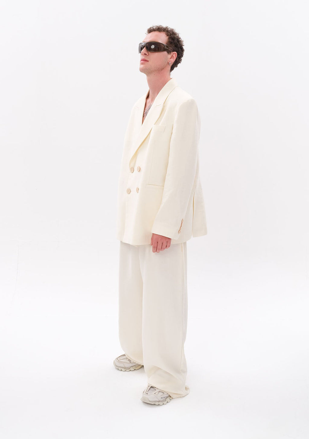 Tiny Beyaz Tencel™ Blazer görünüm 11