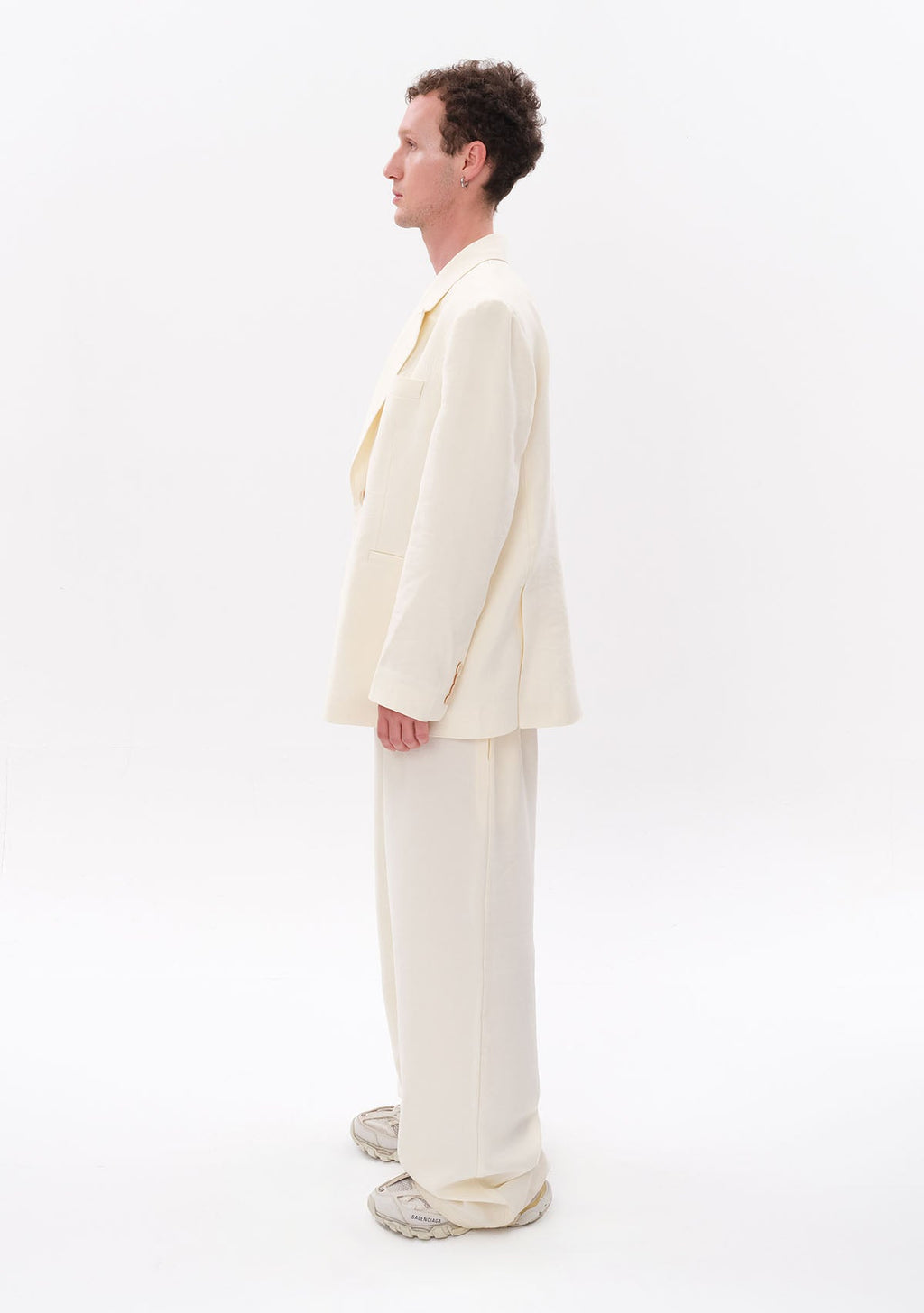 Tiny Beyaz Tencel™ Blazer görünüm 6
